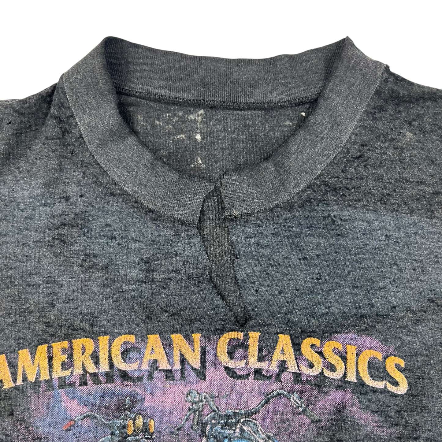 Vintage 1992 Harley Davidson 3D Emblem American Classics thrashed tee (M)