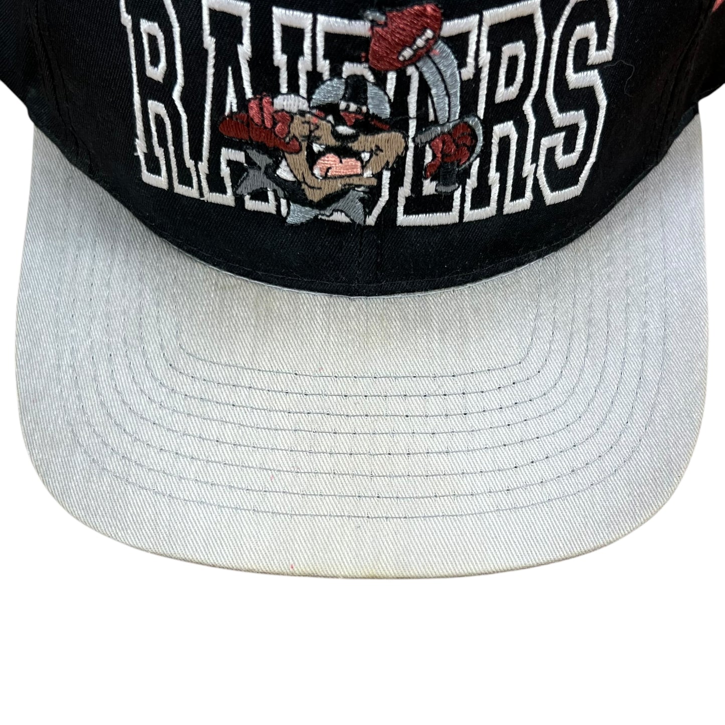 Vintage 1993 Oakland Raiders Looney Tunes Taz Tasmanian Devil SnapBack