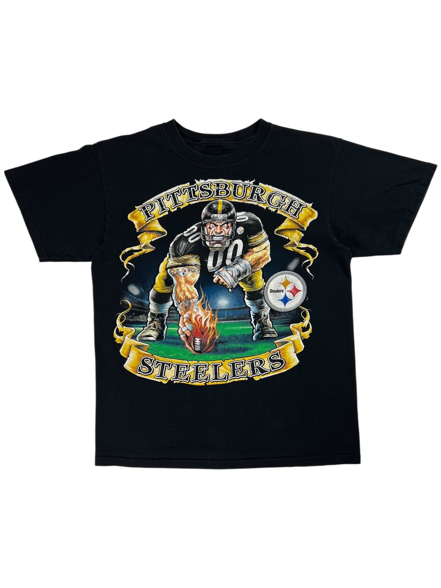 Vintage Y2K Pittsburgh Steelers big graphic tee (M)