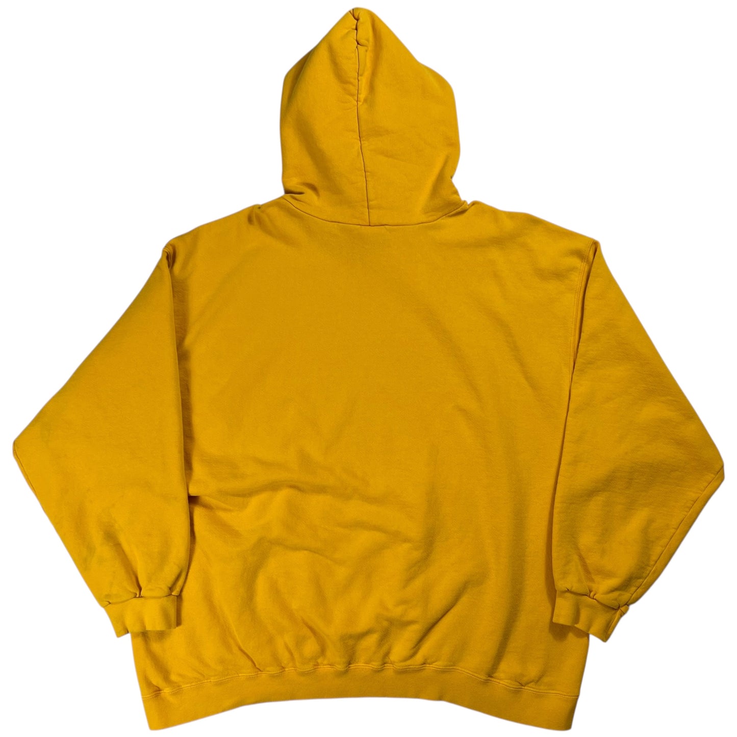 Vintage 90s Nike mini swoosh tonal mustard yellow hoodie (XXL)