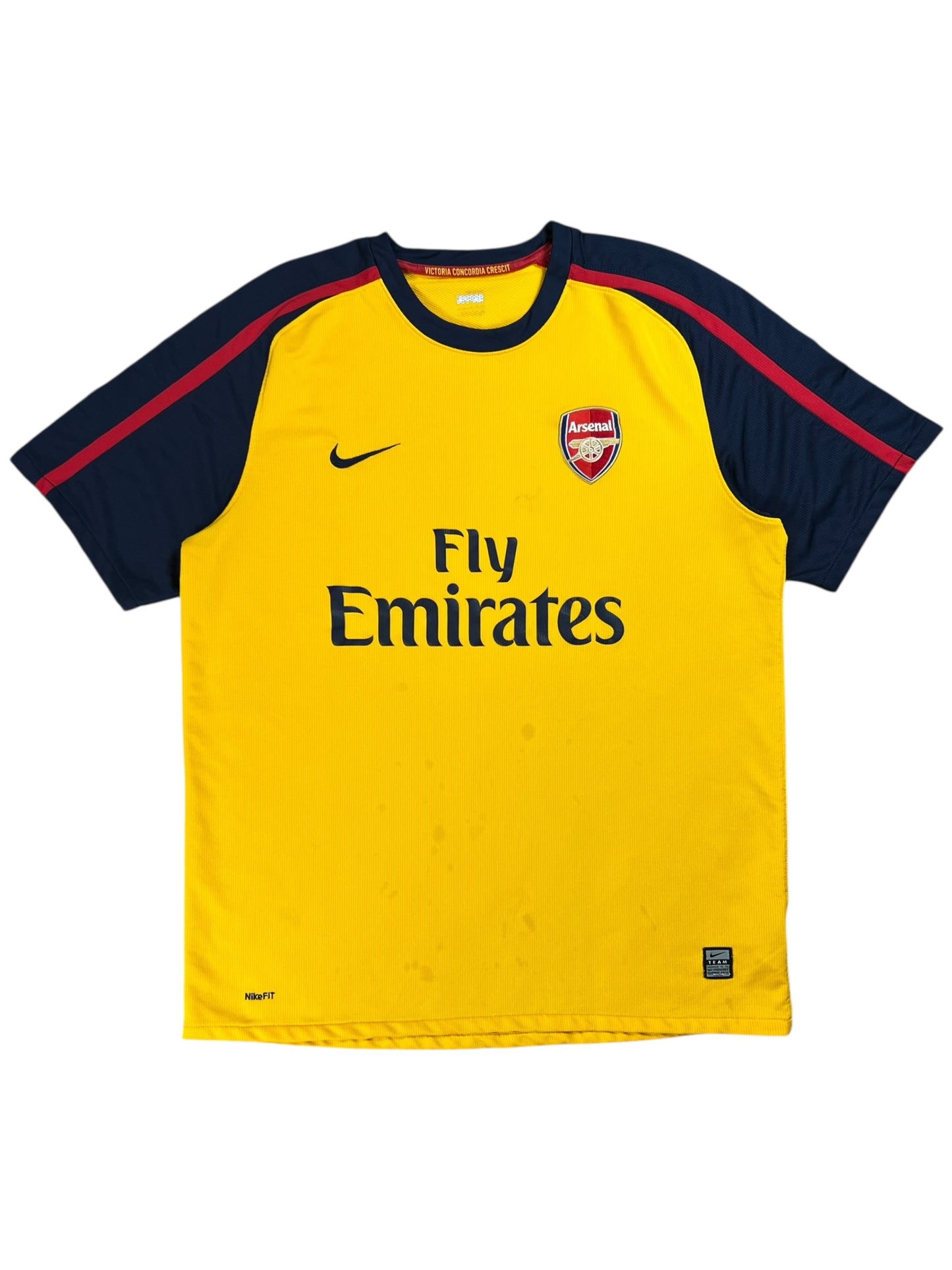 2009 Nike Arsenal Fly Emirates soccer jersey (XL)