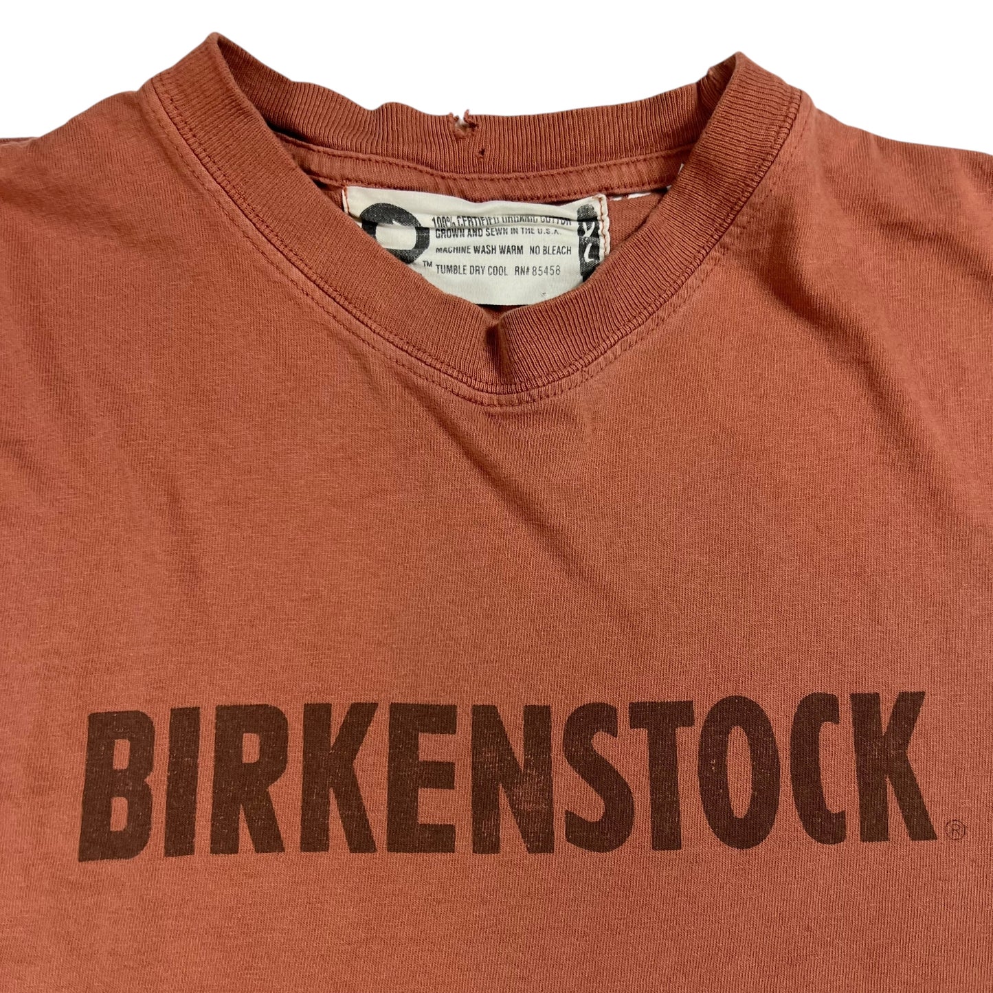 Vintage 90s BIRKENSTOCK faded distressed tee (XL)