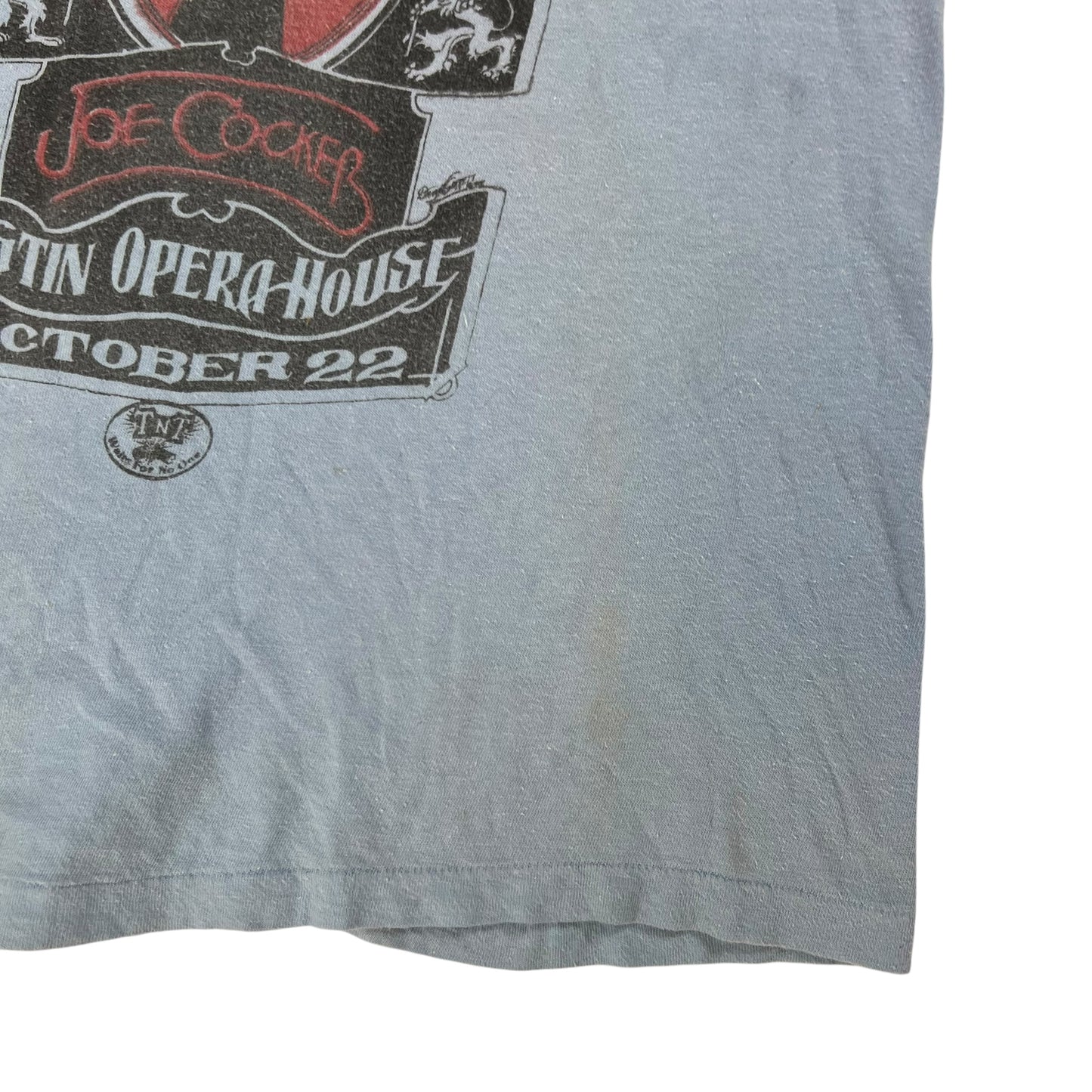 Vintage 1970s Hanes Joe Cocker Austin Opera House tee (S)