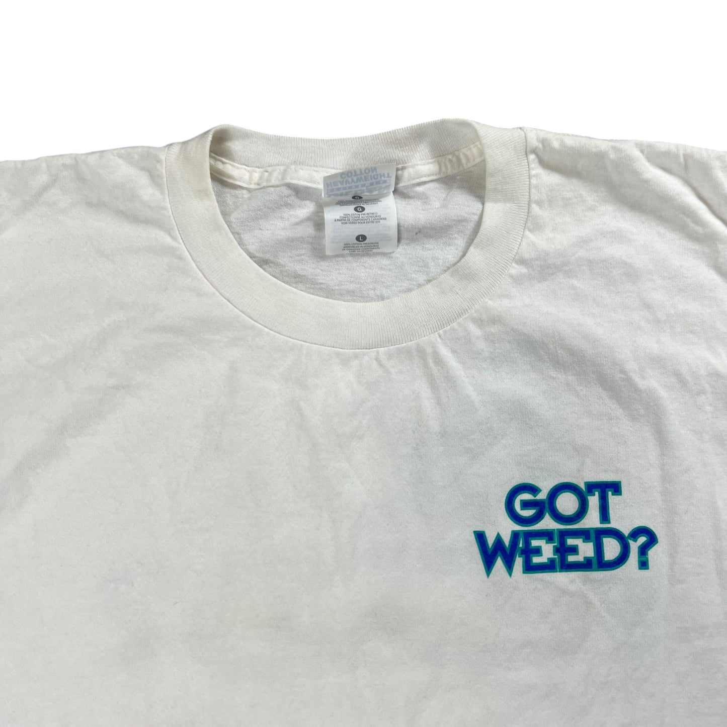 Vintage 90s GOT WEED? Major Hitz parody tee (L)