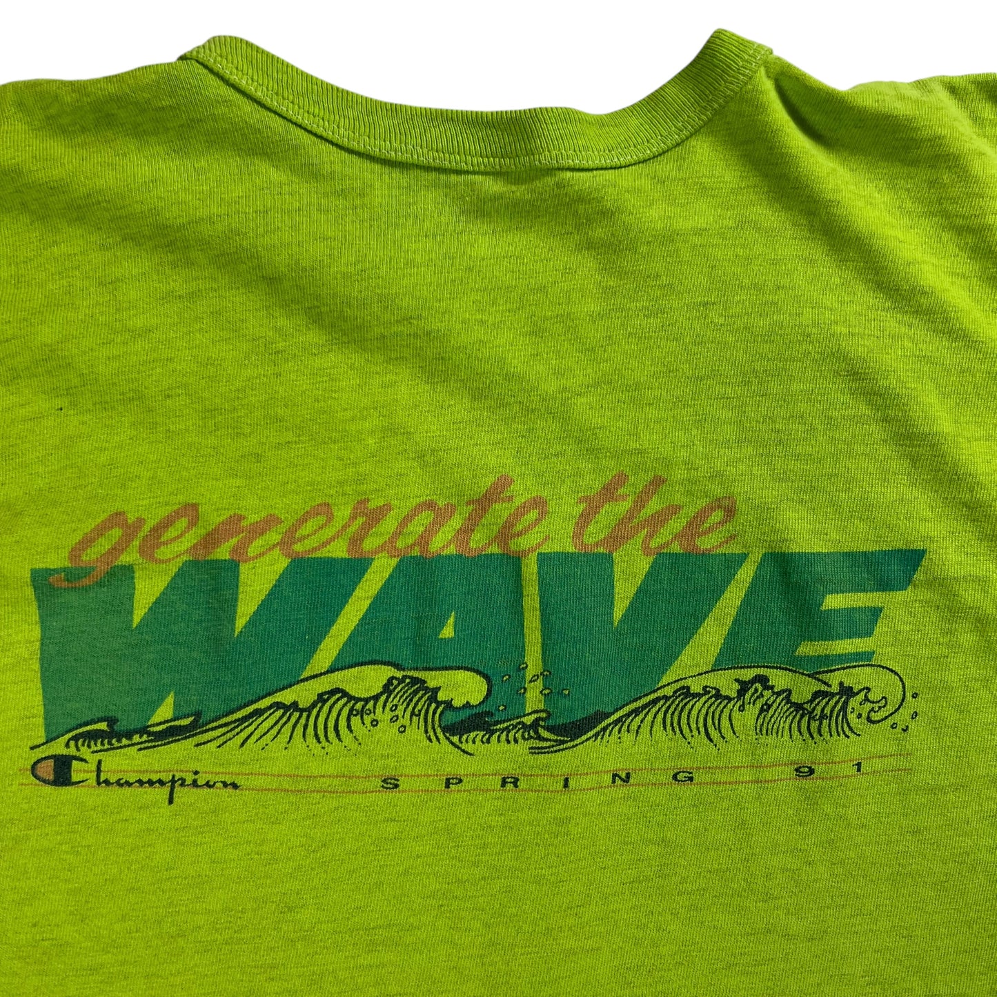 Vintage 1991 Champion Celebrate the Wave over dye tee (M)