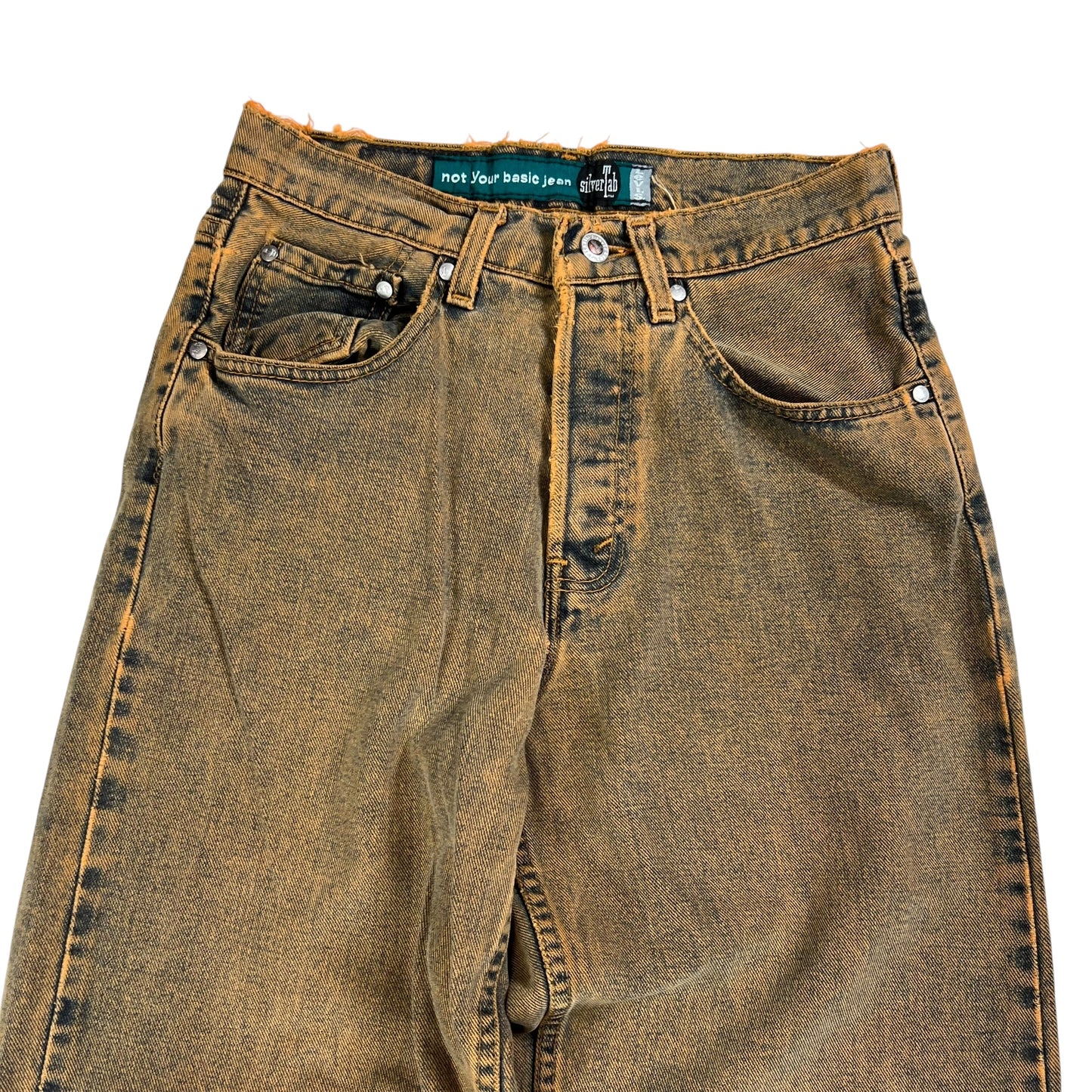 Vintage Y2K Levi’s Silver Tab overdye women’s baggy denim jeans (27x30)