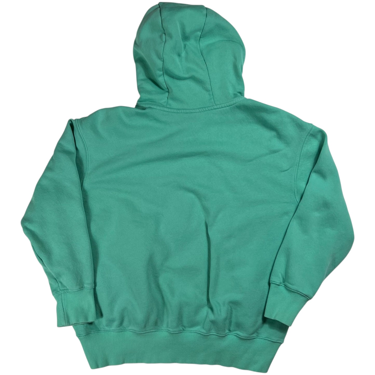Y2K Nike Center swoosh turquoise hoodie (S/M)