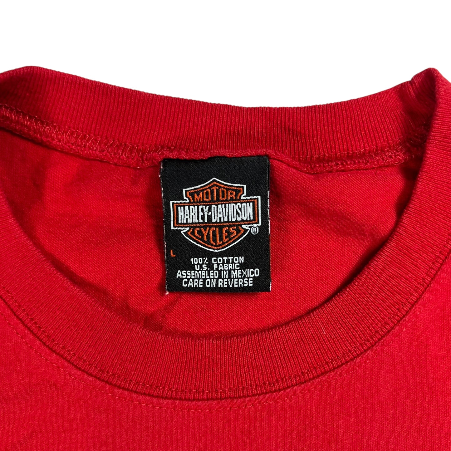 Vintage 2004 Harley Davidson Motorcycles cut off tank top shirt (L)