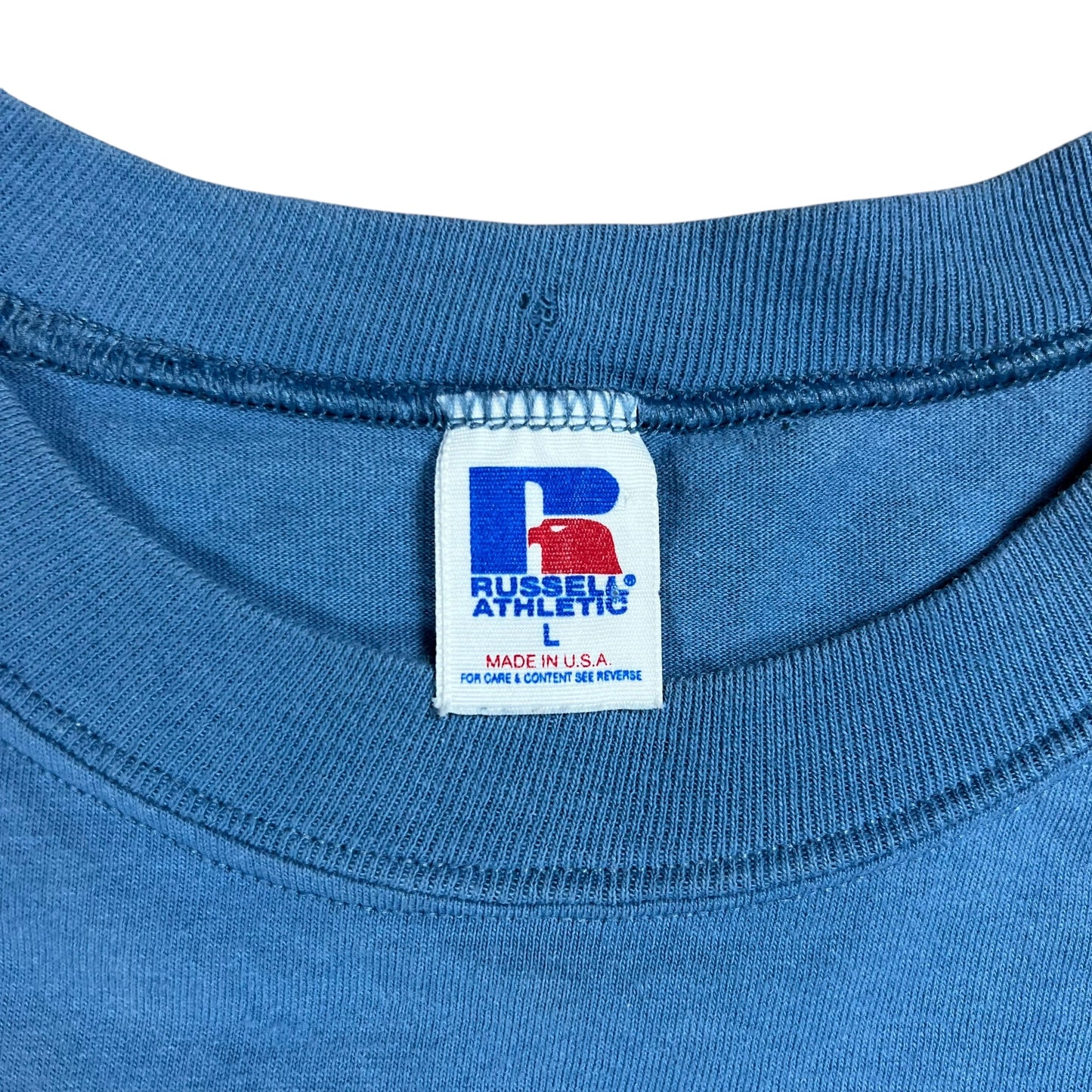 Vintage 90s Russell Athletic Get Tough promo shirt shirt tee (L)