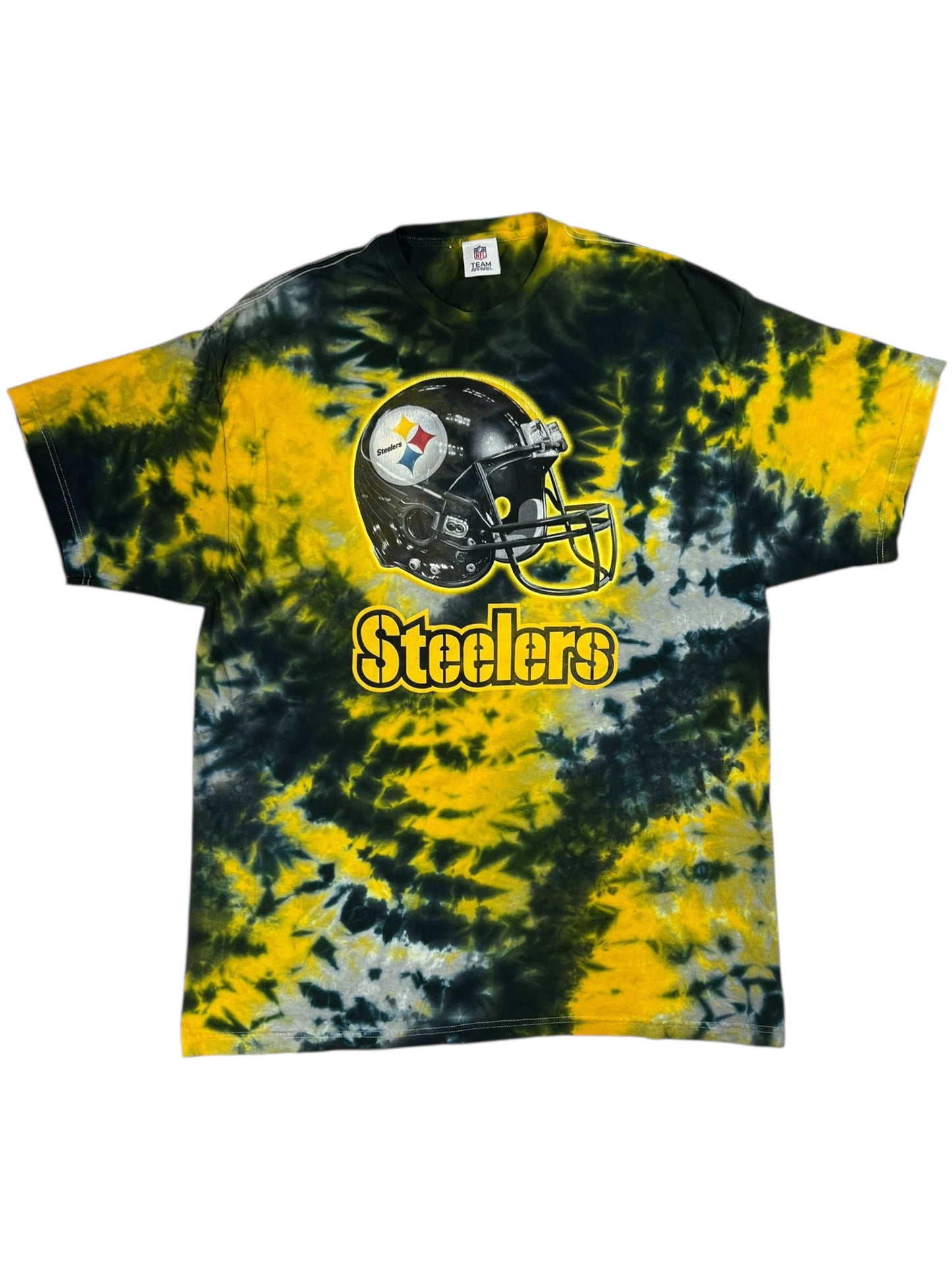 Vintage Y2K Pittsburgh Steelers tie dye NFL tee (XL)