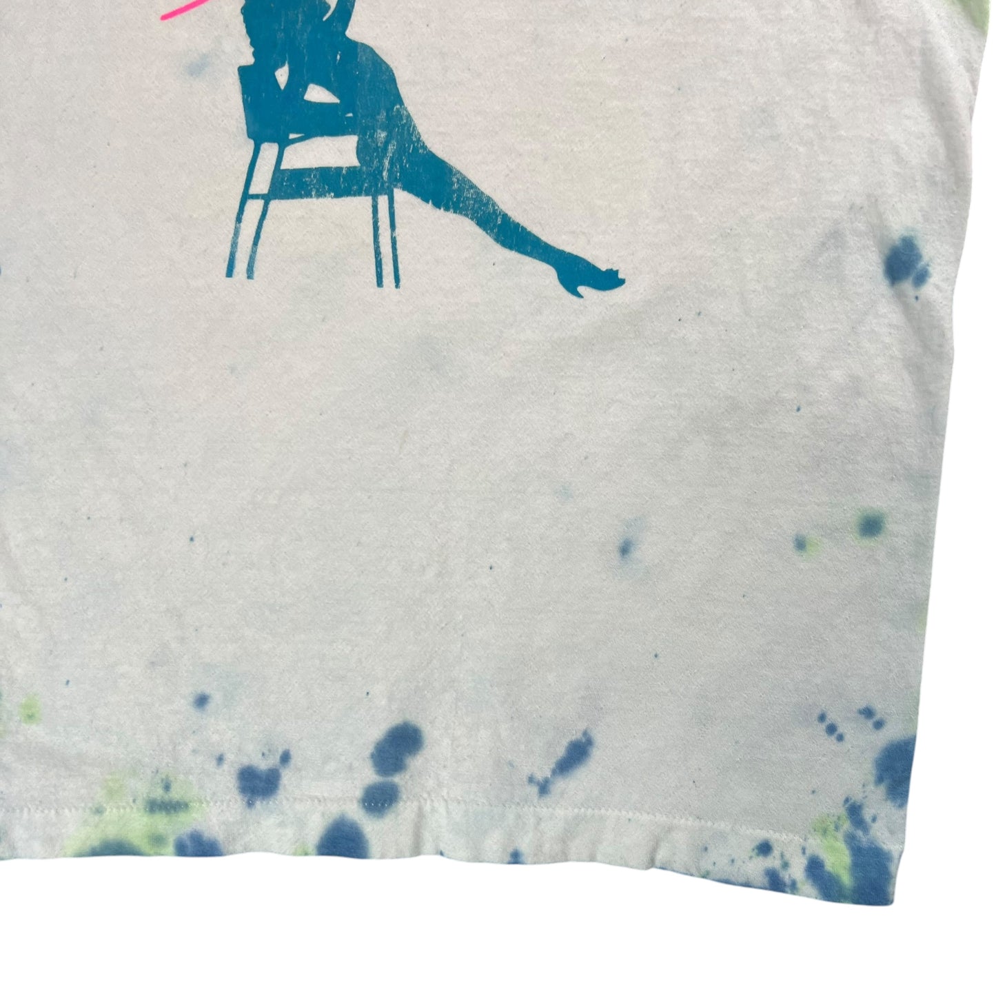 Vintage 1991 Flashdance movie tie dye tee (M)