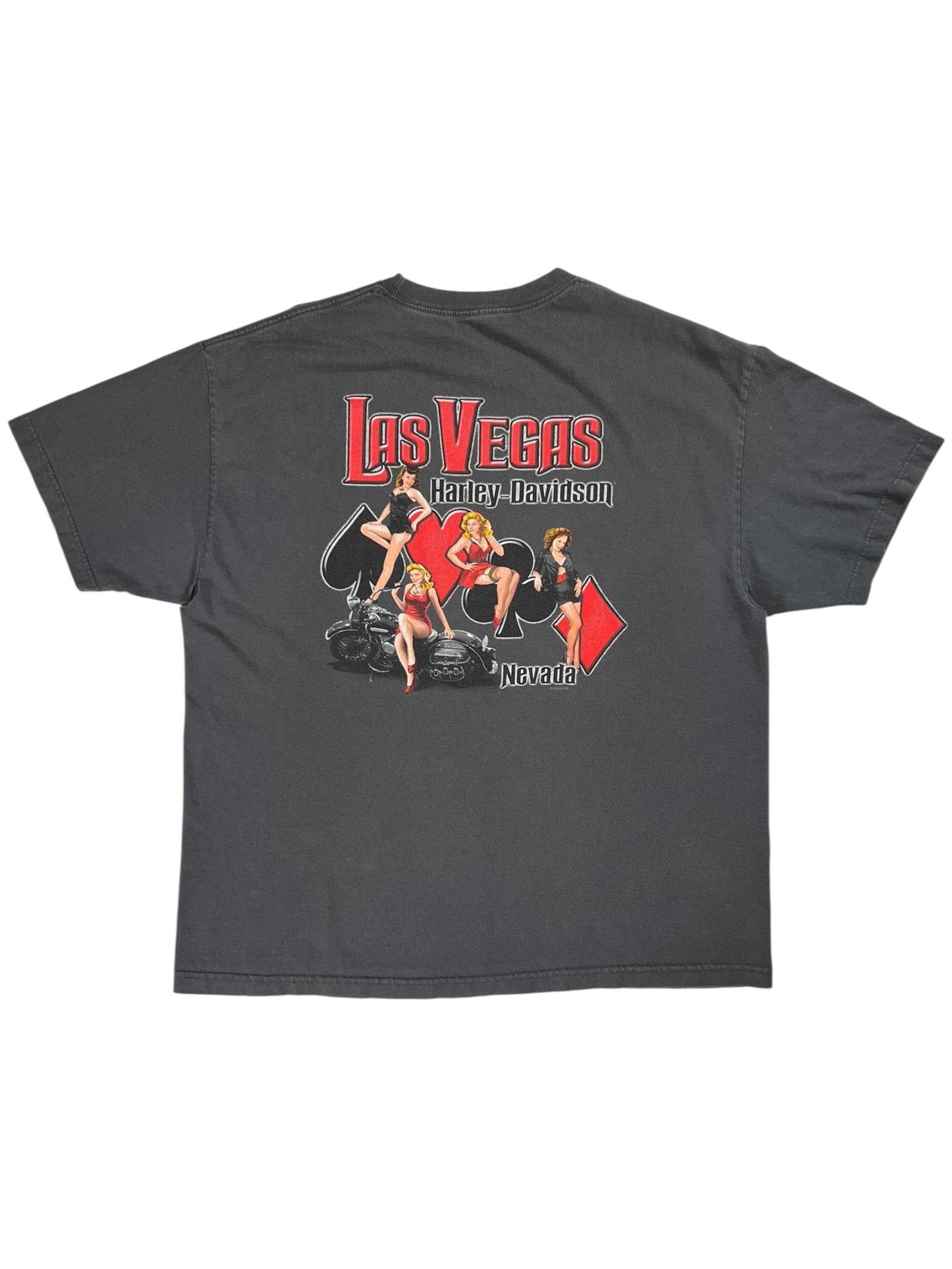 2016 Harley Davidson Motorcycles Nevada Biker babe tee (XXL)