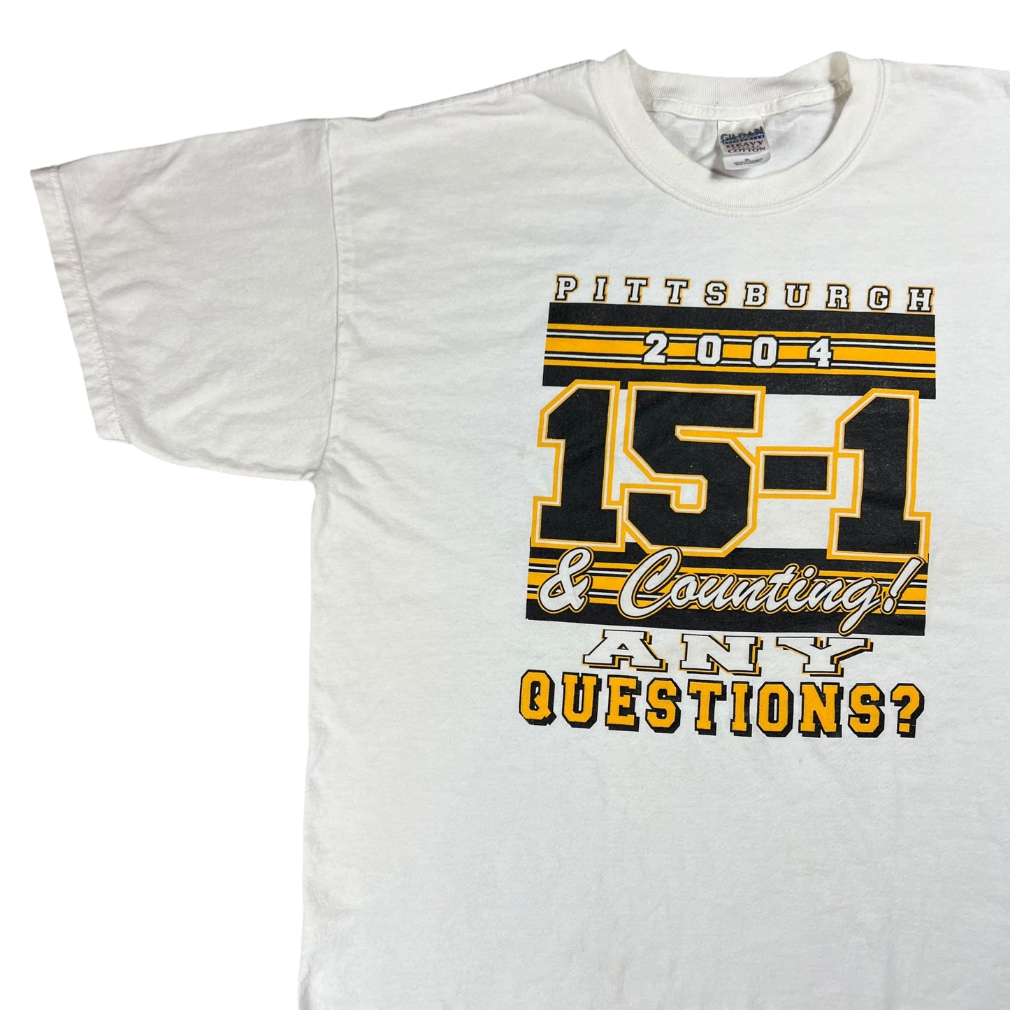 Vintage 2004 Pittsburgh Steelers 15-1 NFL tee (XL)