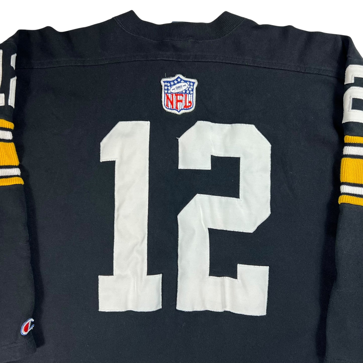 Vintage 90s Champion Pittsburgh Steelers Terry Bradshaw jersey sweatshirt (L)