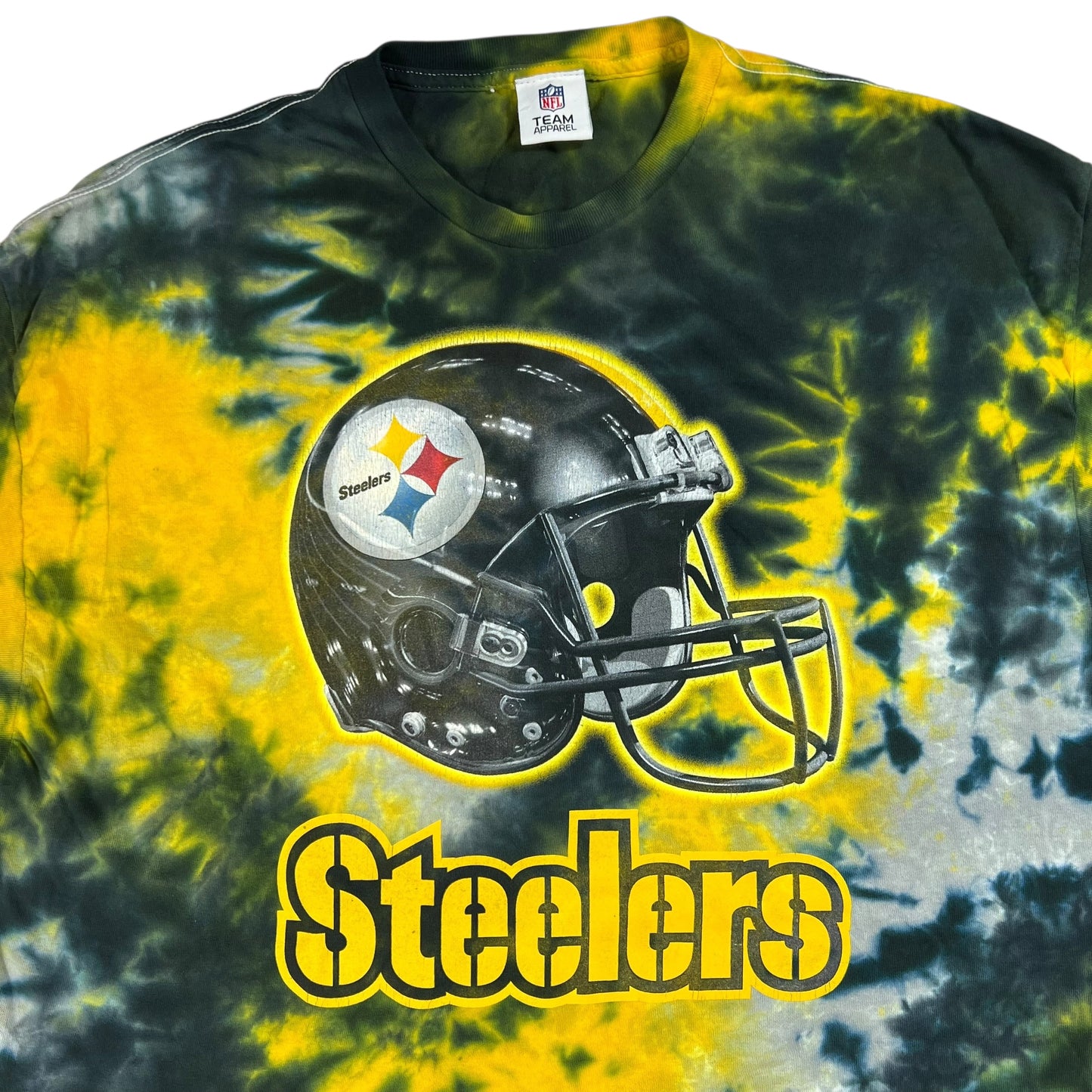 Vintage Y2K Pittsburgh Steelers tie dye NFL tee (XL)