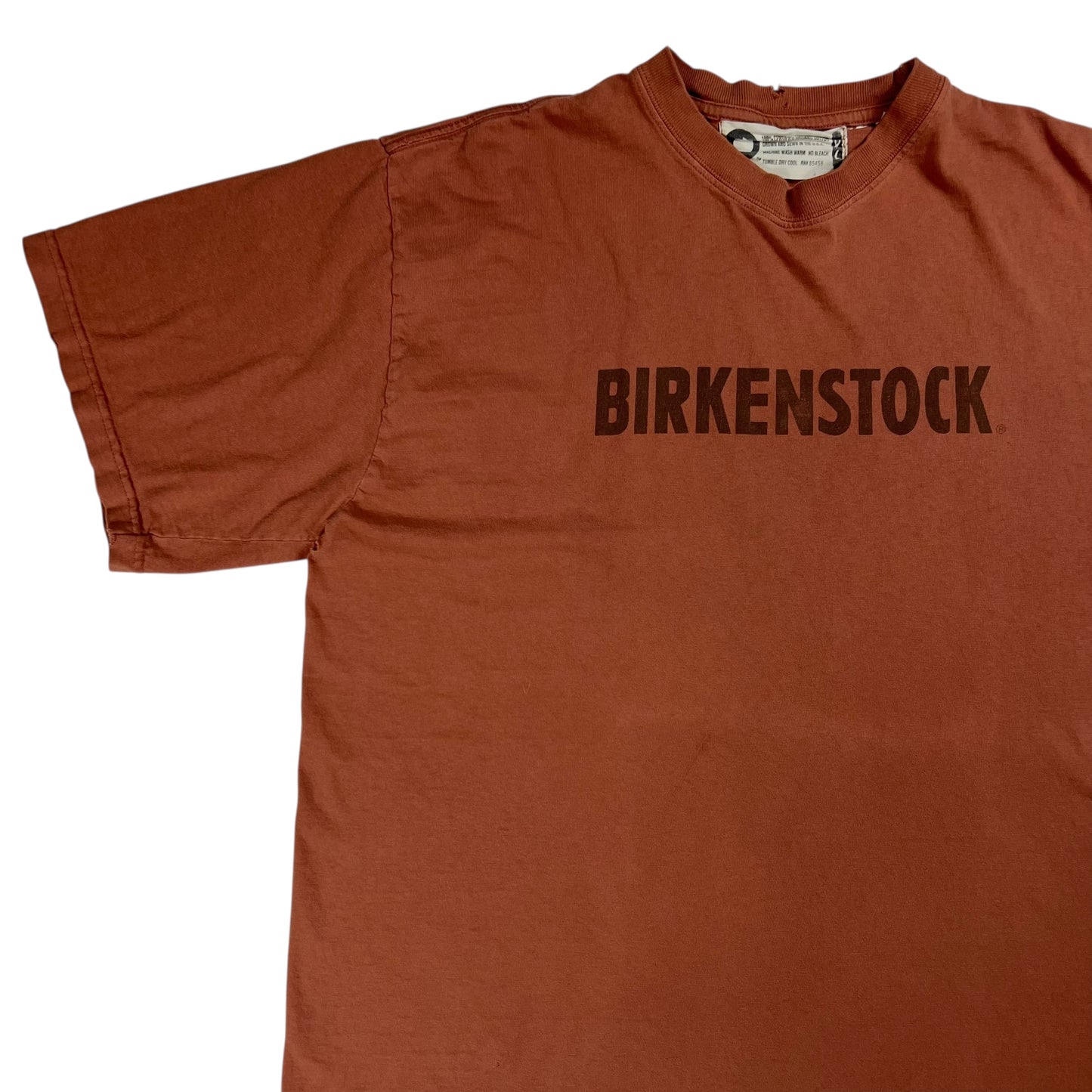 Vintage 90s BIRKENSTOCK faded distressed tee (XL)