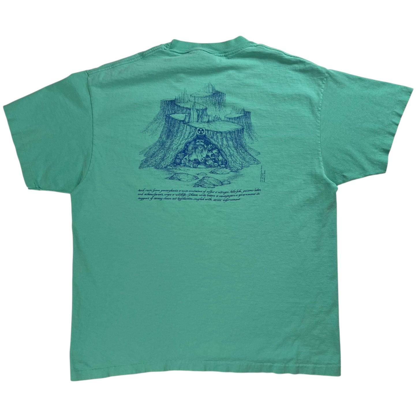 Vintage 1981 Jim Morris Clean Air environmentalism tee (L)