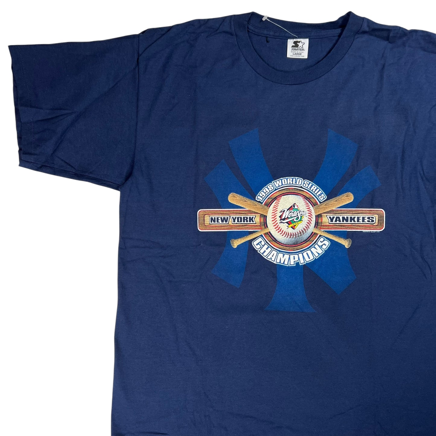Vintage 1998 Starter New York Yankees World Series champions tee (L) DS NWT