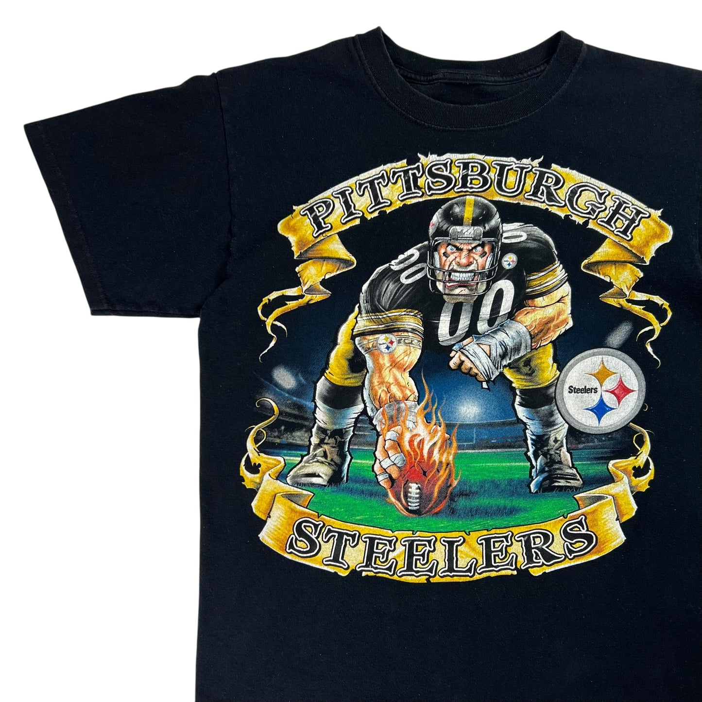 Vintage Y2K Pittsburgh Steelers big graphic tee (M)
