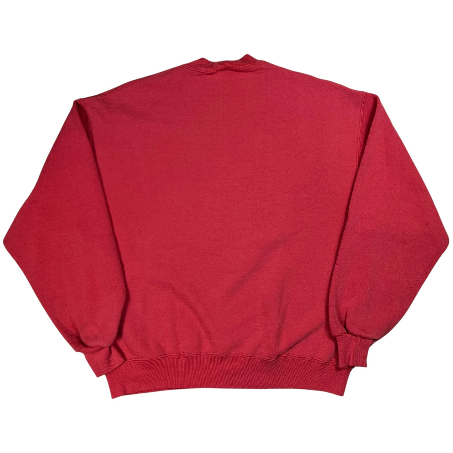Vintage 90s Jerzees faded pink blank crewneck (L)