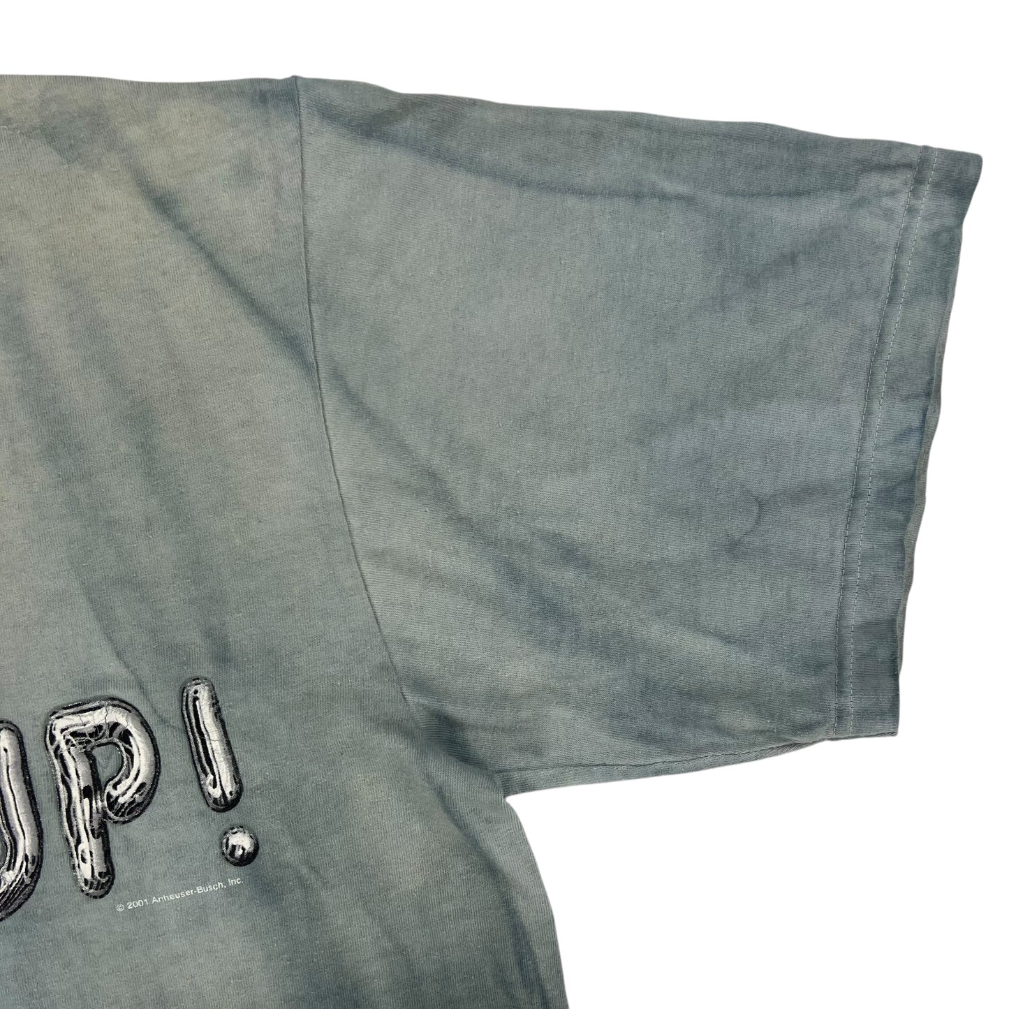 Vintage 2001 Budweiser WHASSUP! tie dye beer tee (XL)