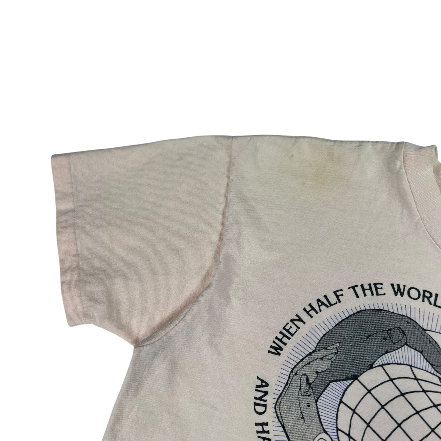 Vintage 1985 There Will Be Peace art tee (M)