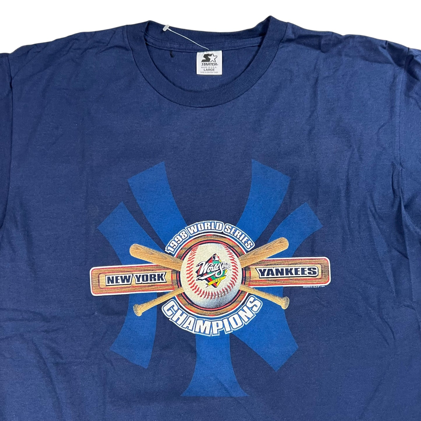 Vintage 1998 Starter New York Yankees World Series champions tee (L) DS NWT