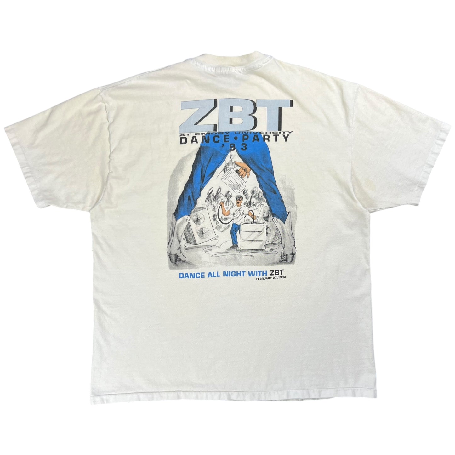 Vintage 1993 Emory University ZBT Date Party tee (XL)