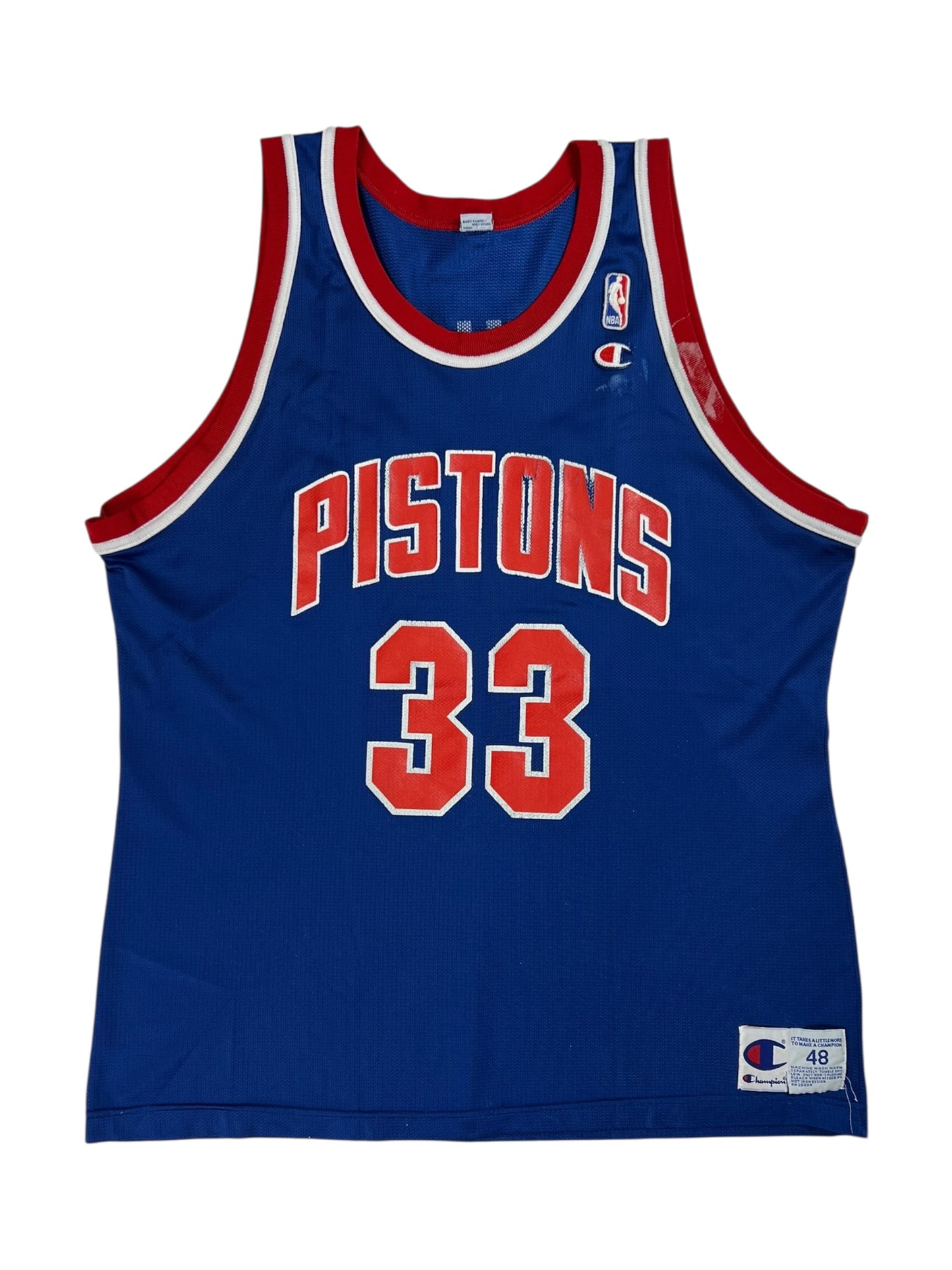 Vintage 90s Champion Detroit Pistons Grant Hill jersey (XL)