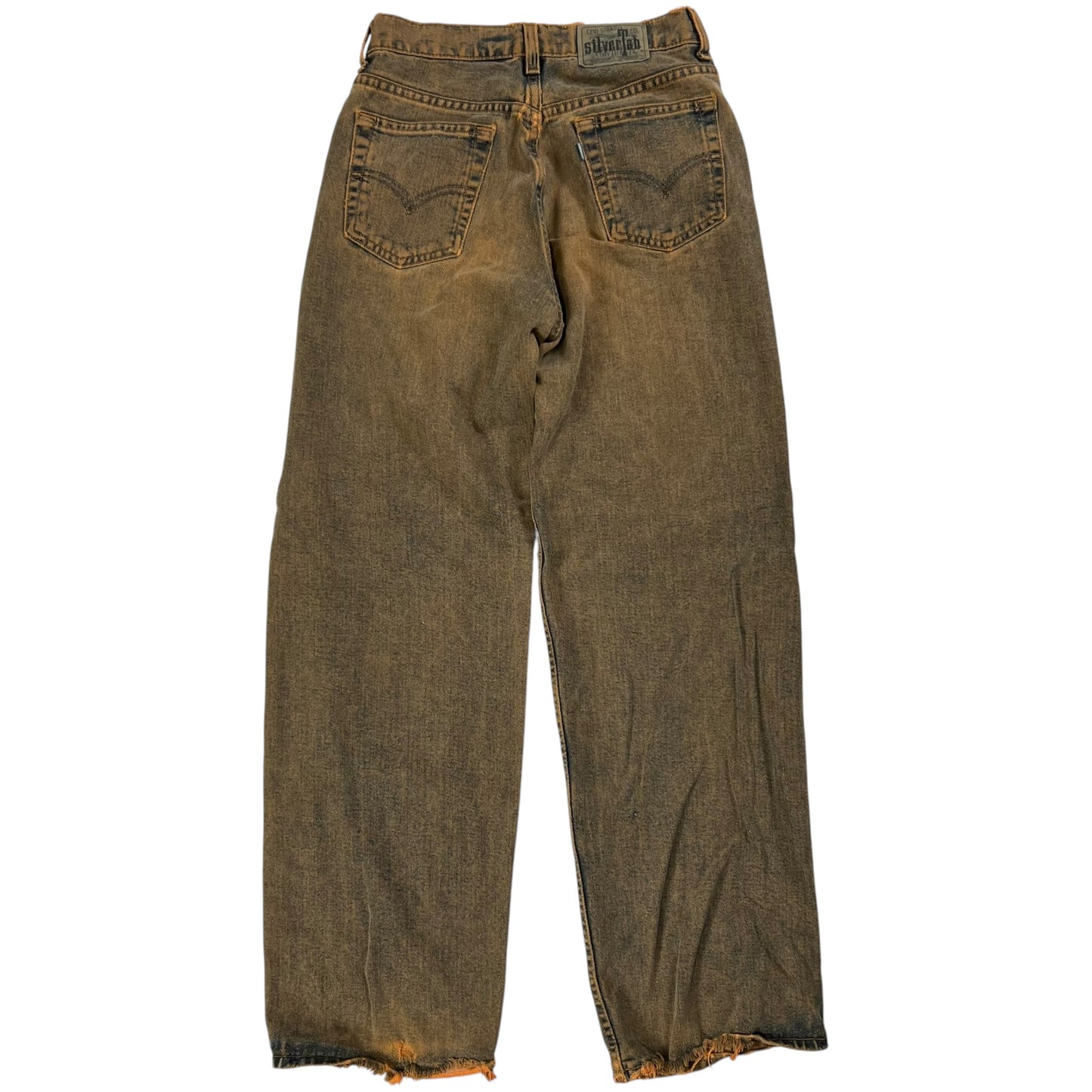 Vintage Y2K Levi’s Silver Tab overdye women’s baggy denim jeans (27x30)