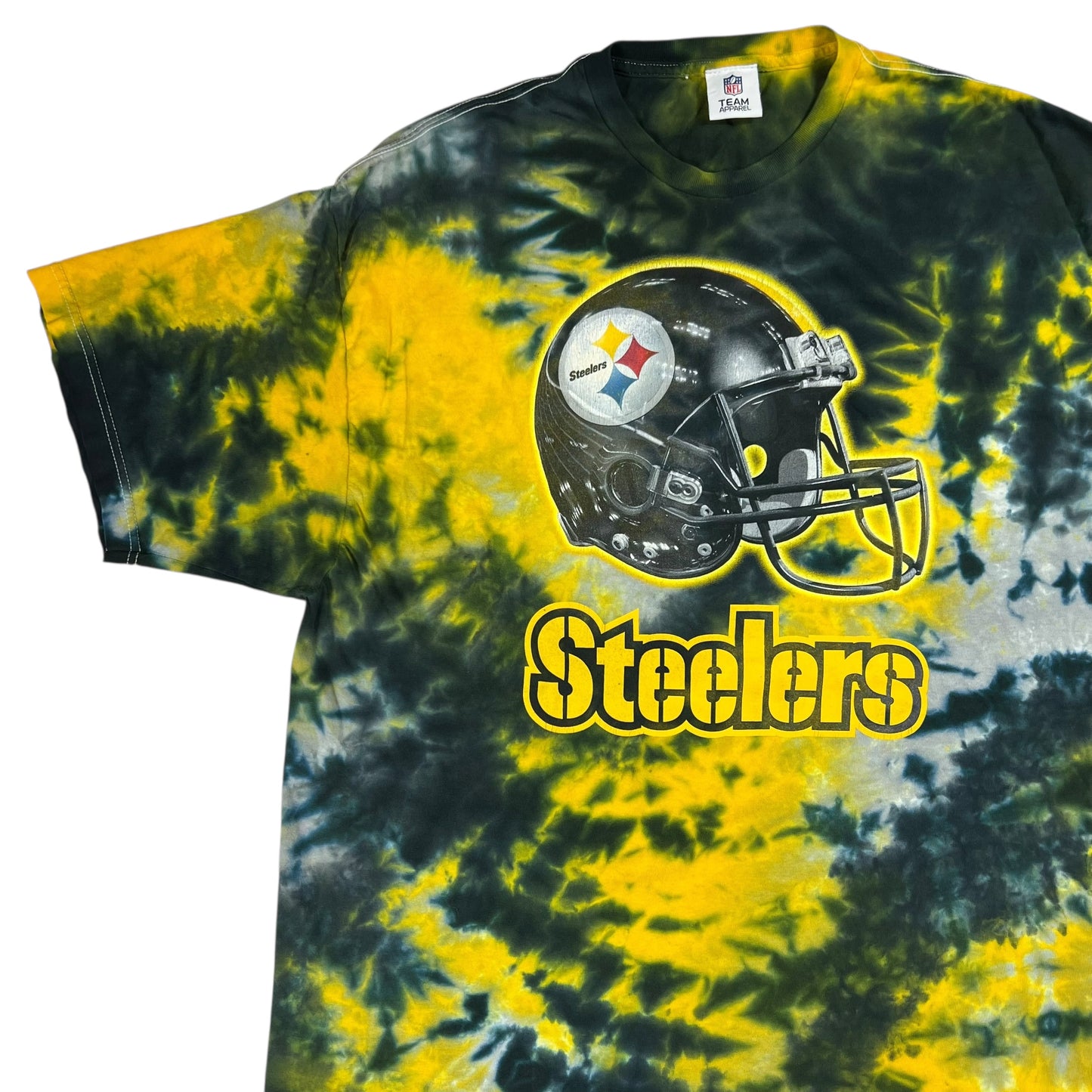 Vintage Y2K Pittsburgh Steelers tie dye NFL tee (XL)