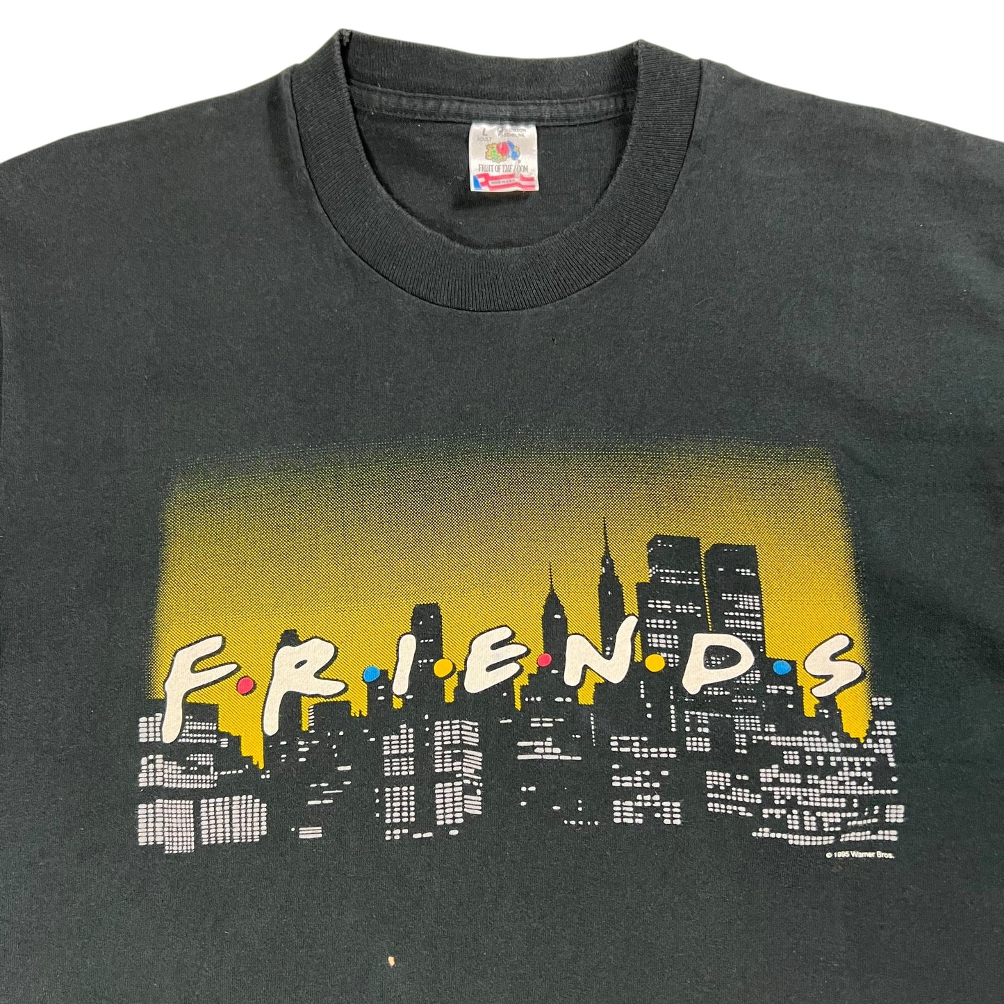 Vintage 1995 FRIENDS New York City Skyline tee (L)