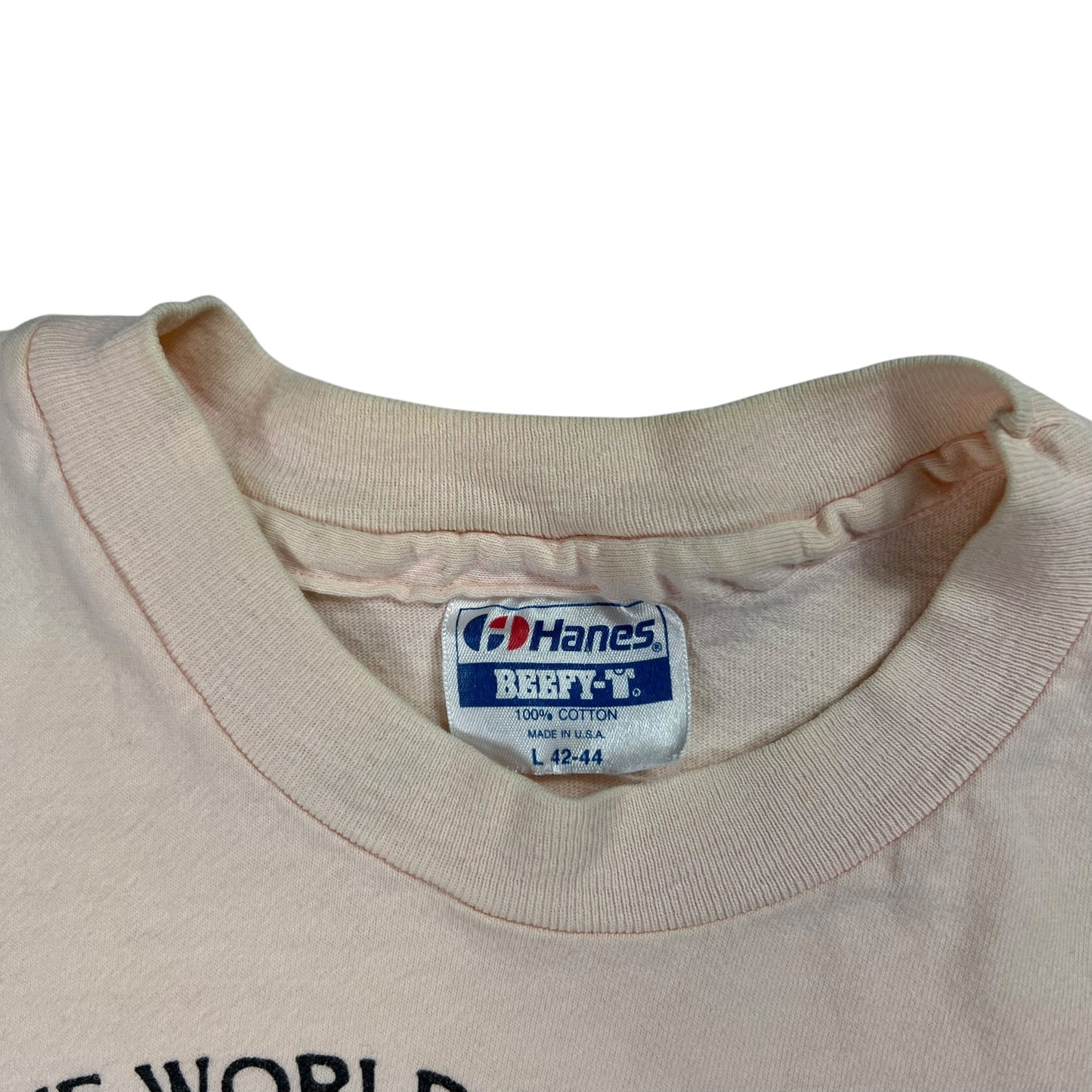 Vintage 1985 There Will Be Peace art tee (M)