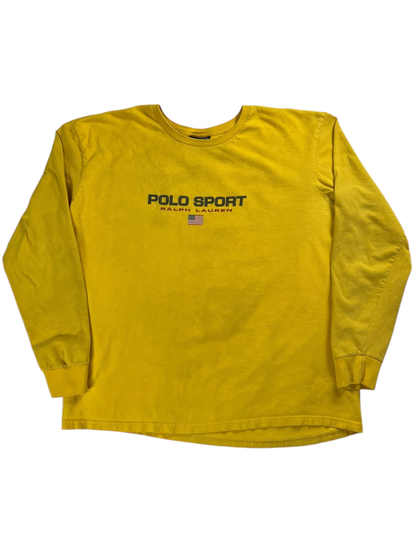 Vintage 90s Polo Sport Ralph Lauren long sleeve shirt (XL)