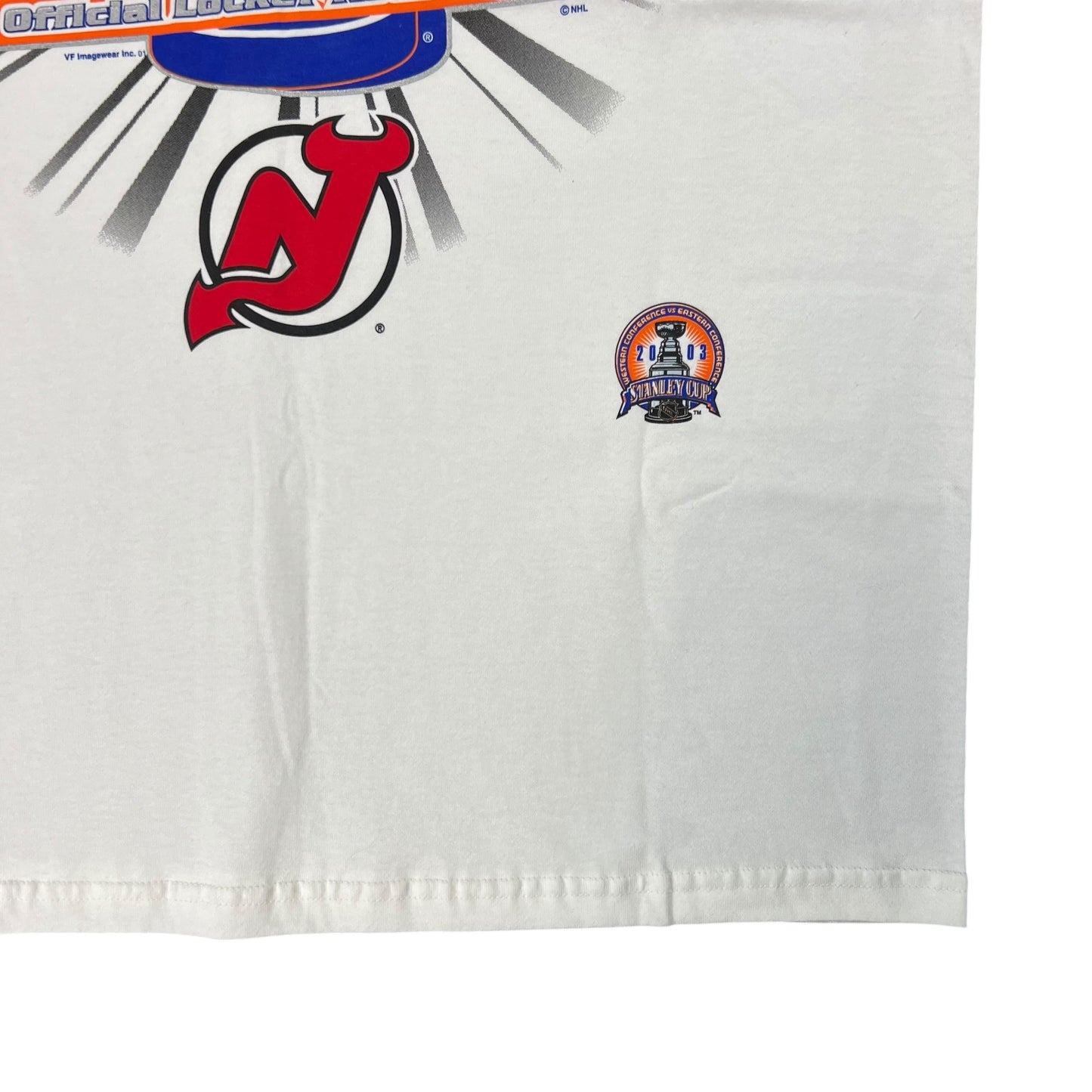 Vintage 2003 New Jersey Devils Stanley Cup champions tee (L) DS