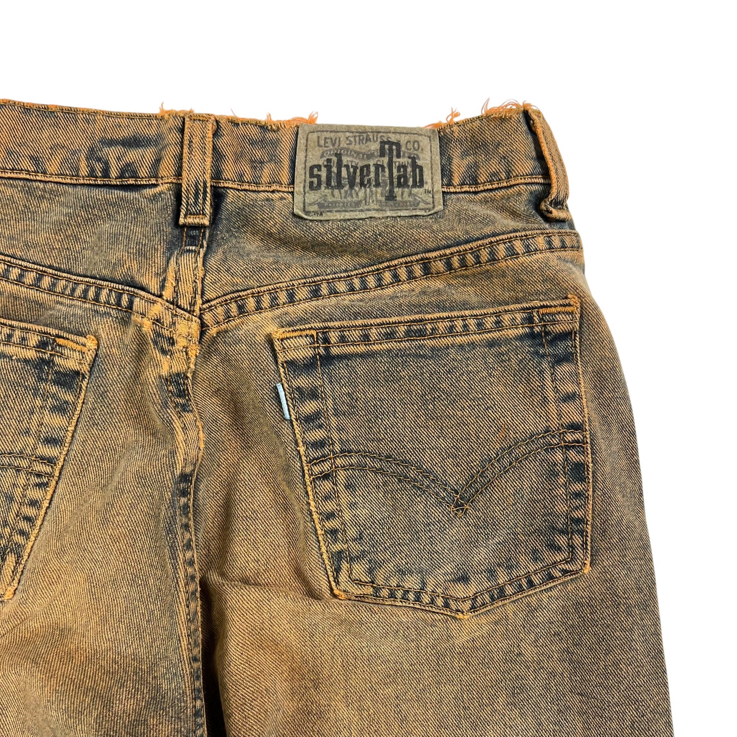 Vintage Y2K Levi’s Silver Tab overdye women’s baggy denim jeans (27x30)