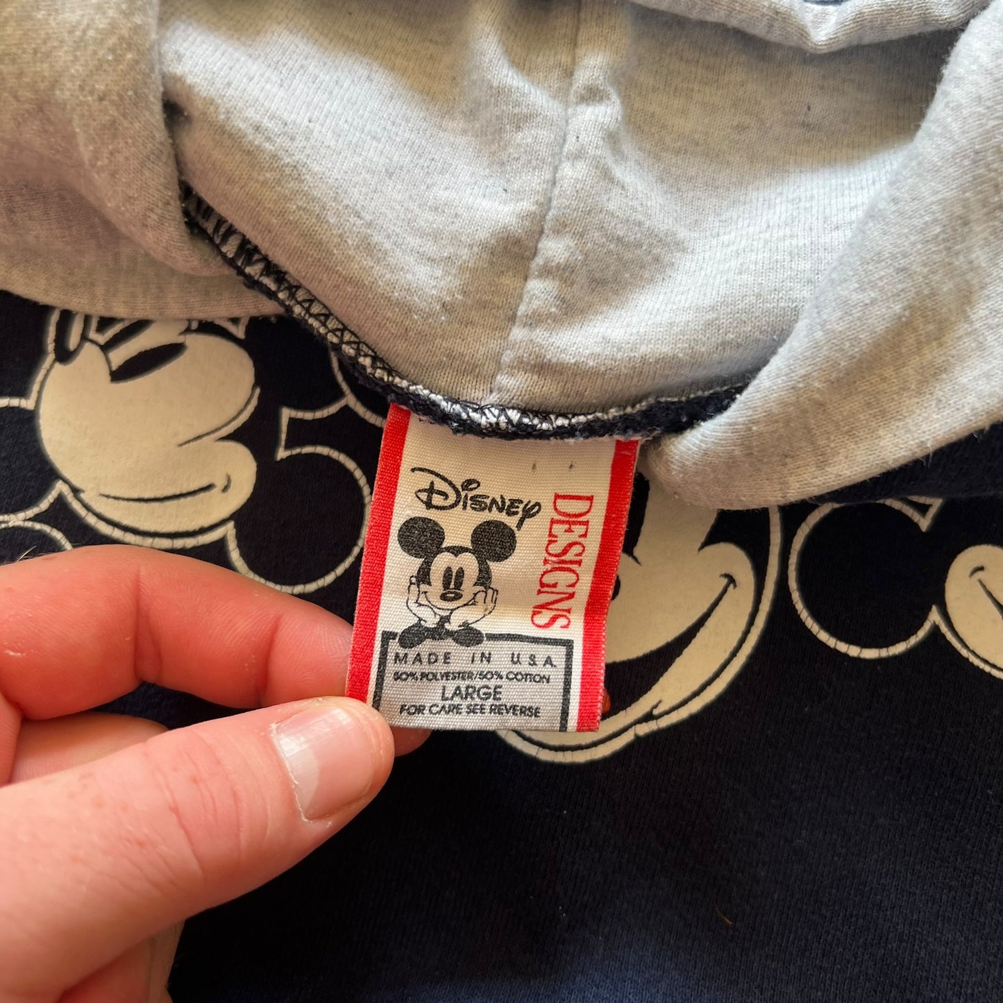 Vintage 90s Disney Mickey Mouse hoodie (L)