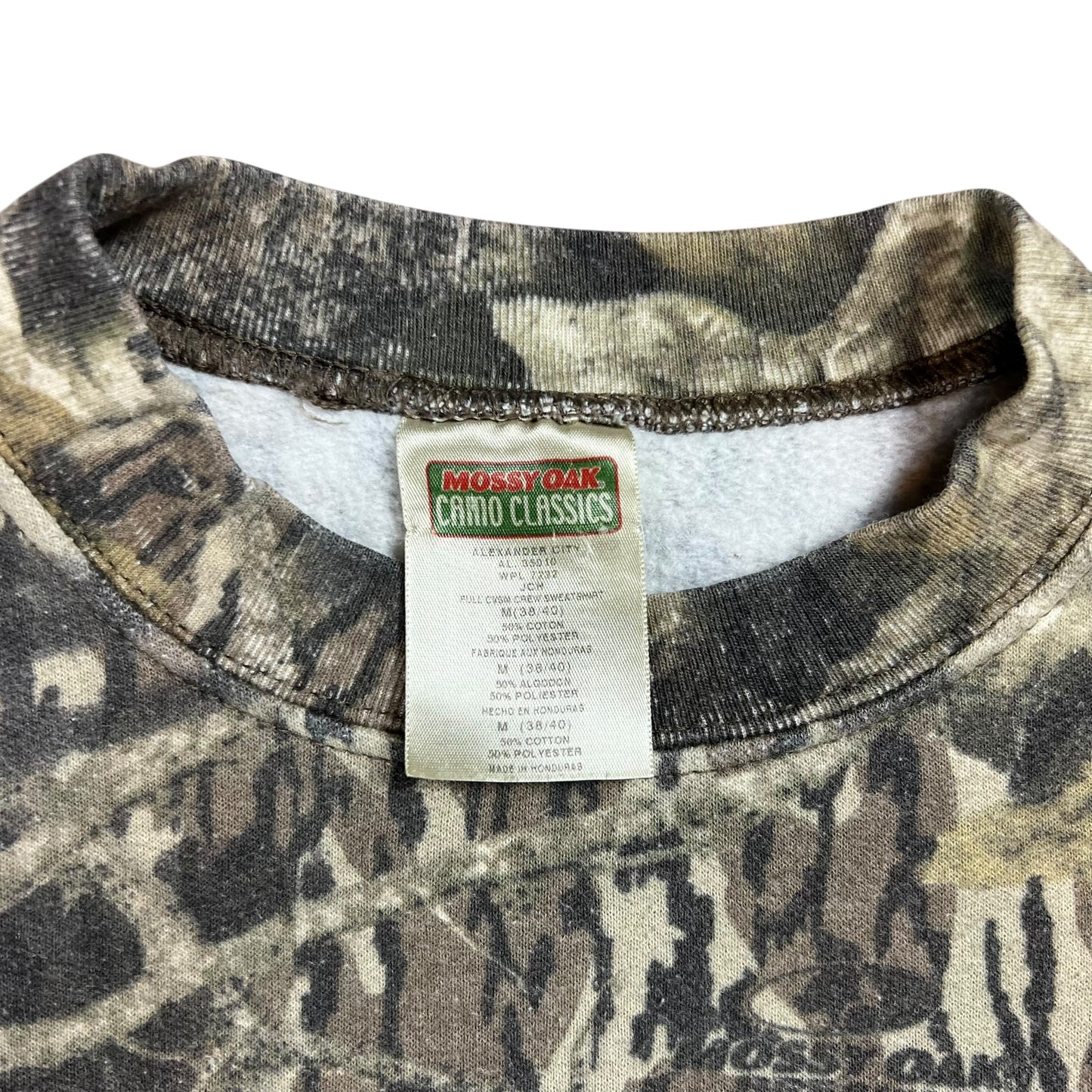 Vintage Y2K Mossy Oak Camo Crewneck (M)