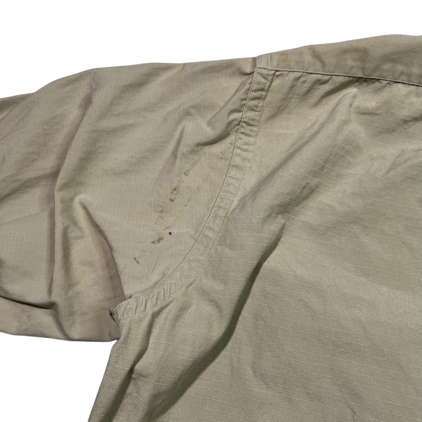 Vintage 80s L.L. Bean tan button up Hunting shirt (L)