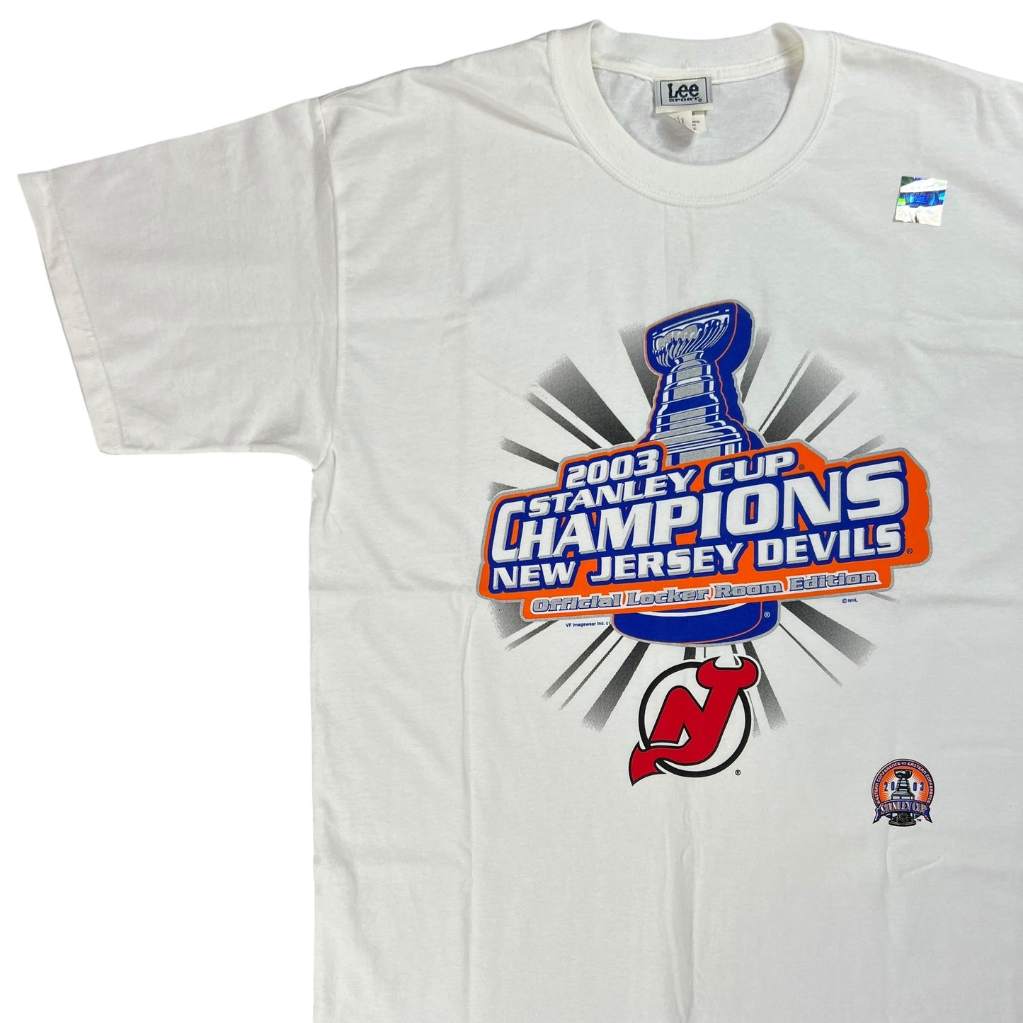 Vintage 2003 New Jersey Devils Stanley Cup champions tee (L) DS