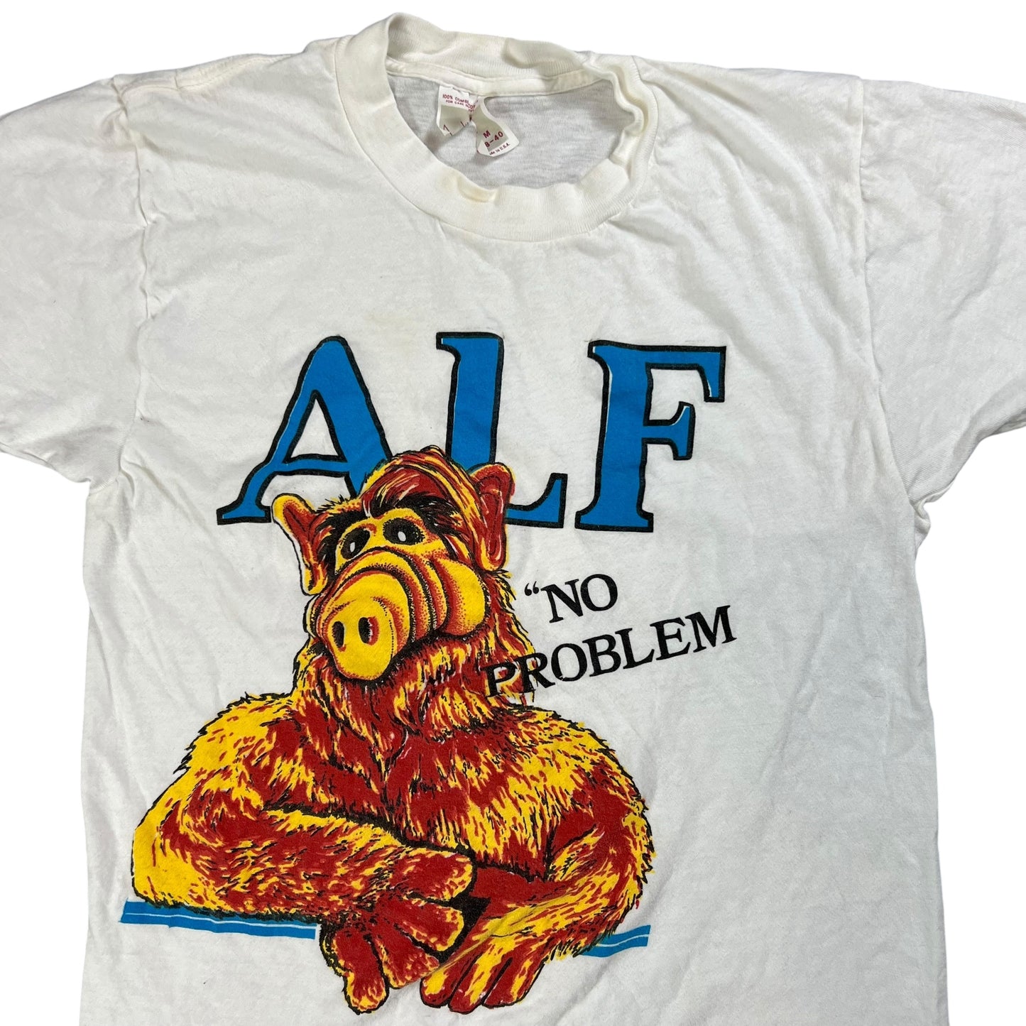 Vintage 80s ALF “No Problem” tee (S)
