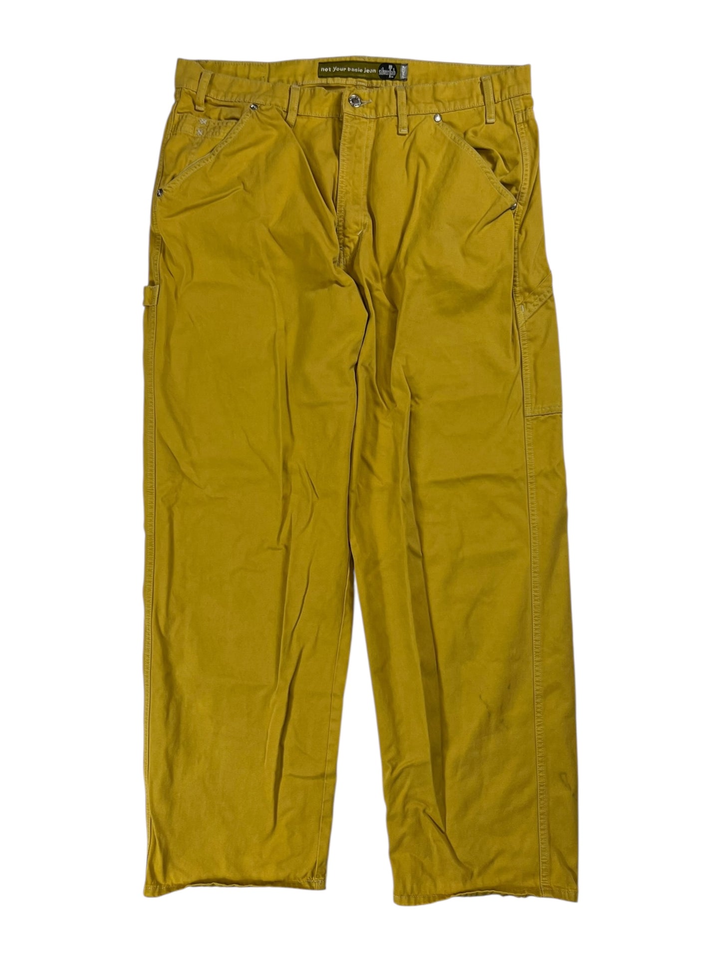 Vintage Y2K Levi’s Silver Tab baggy yellow pants (36x31)
