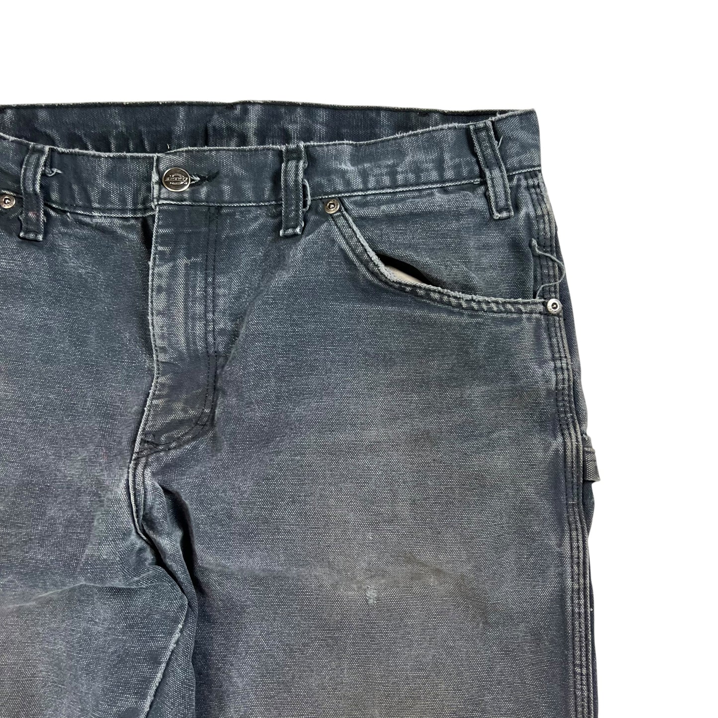 Vintage Y2K Dickies faded distressed black denim jeans (34x32)