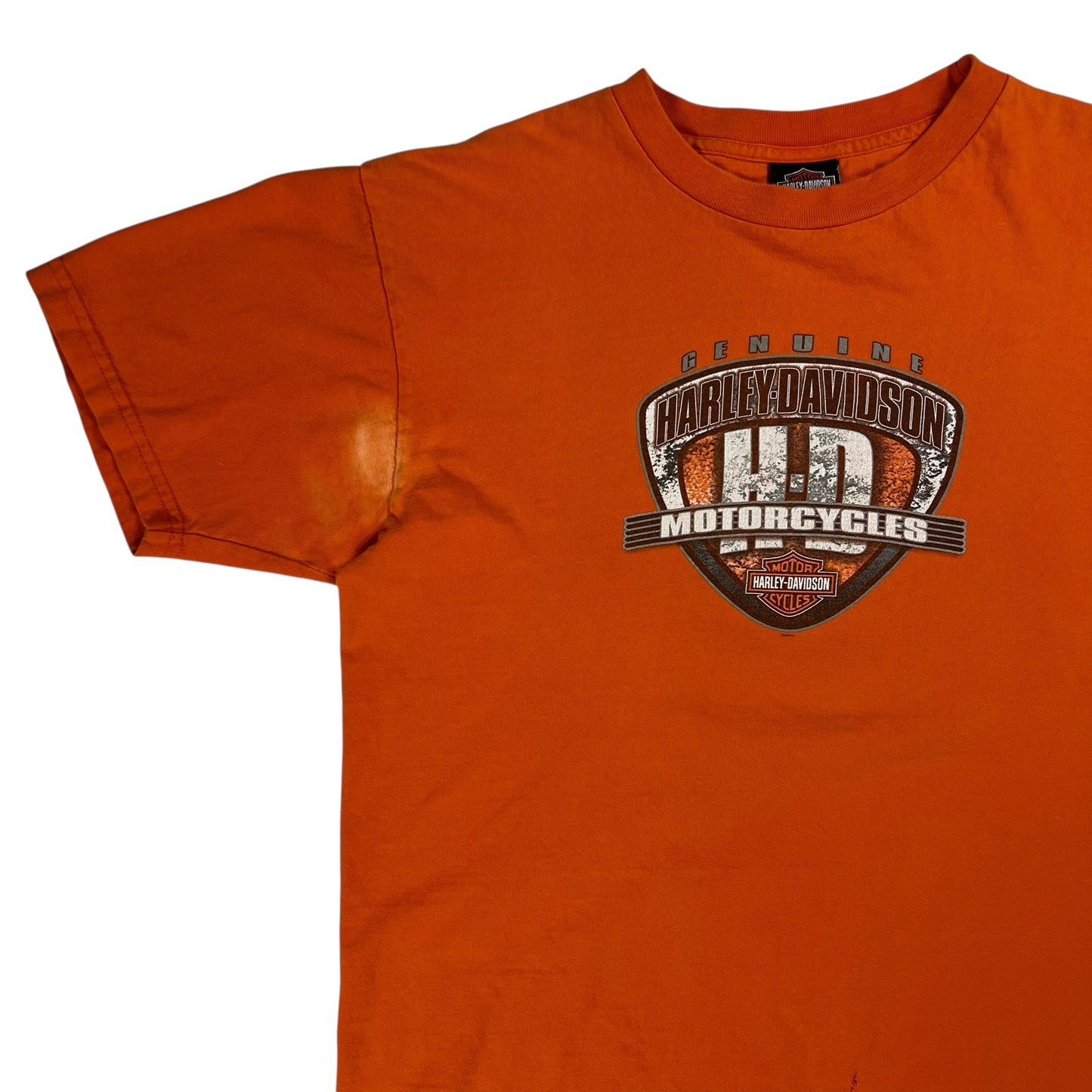 Vintage Y2K Harley Davidson Motorcycles faded tee (L)