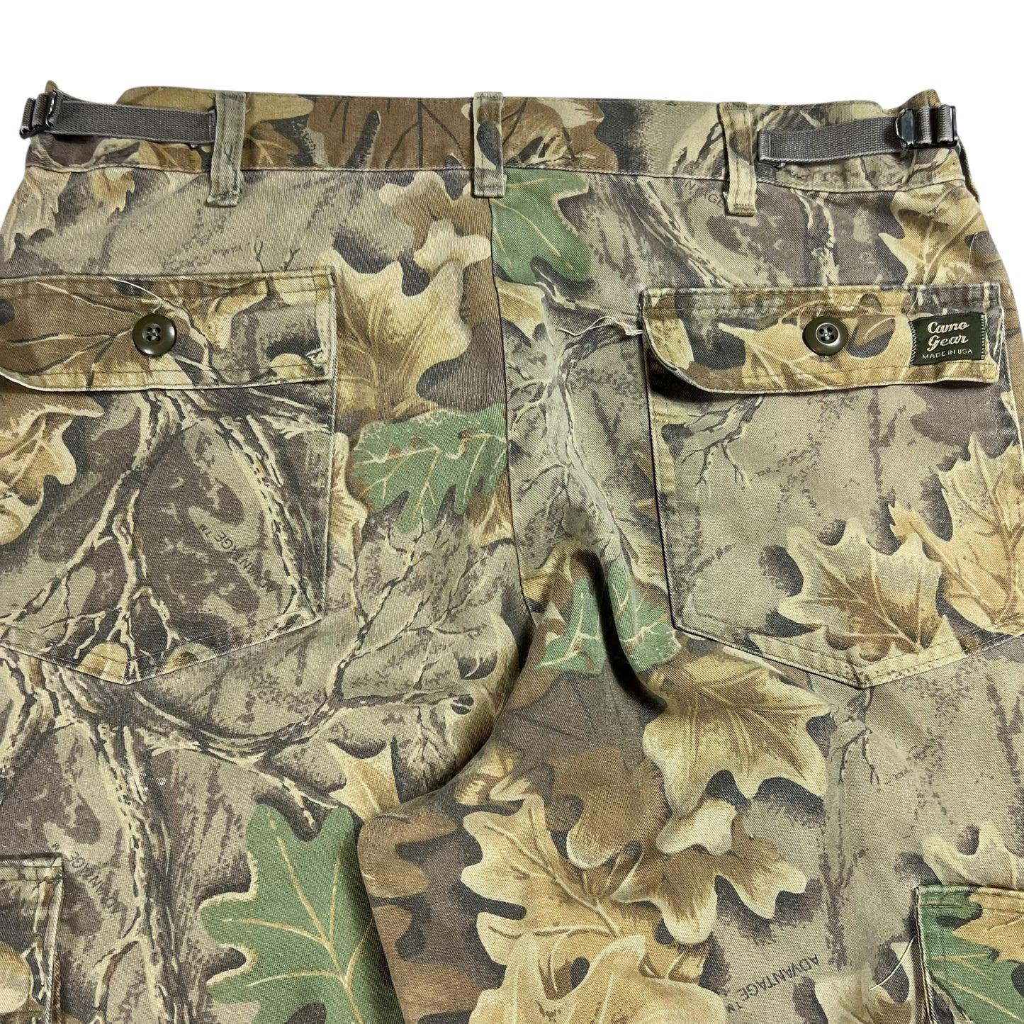 Vintage 90s Camouflage camo gear USA made cargo pants (33x30)