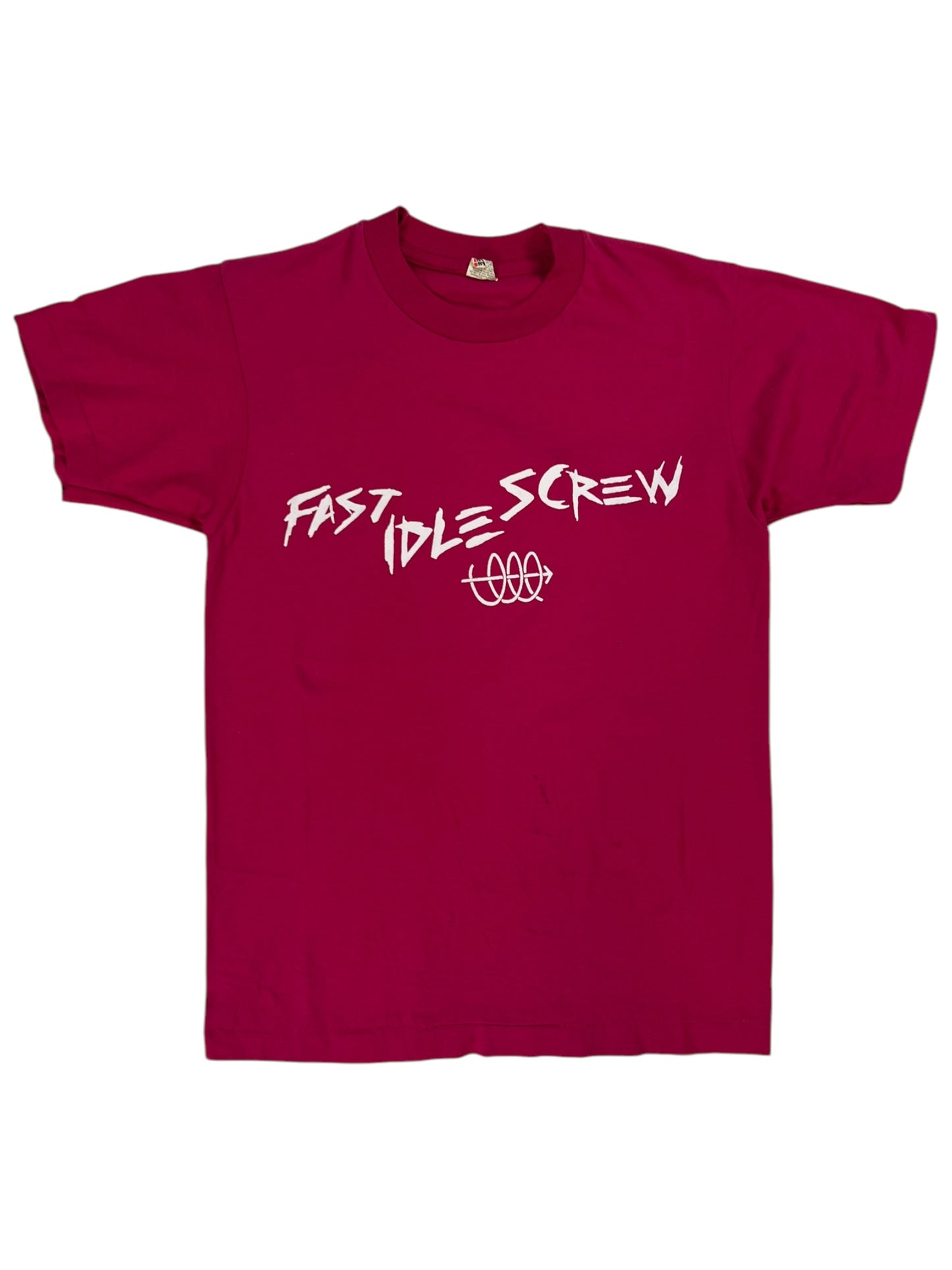 Vintage 80s Fast Idle Screw car parts tee (S)