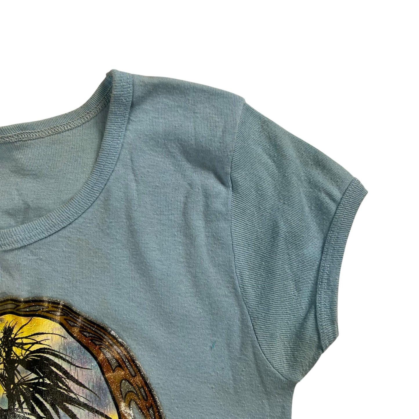 Vintage 1970s Nature’s Gift Marijuana leaf baby style women’s tee (S)