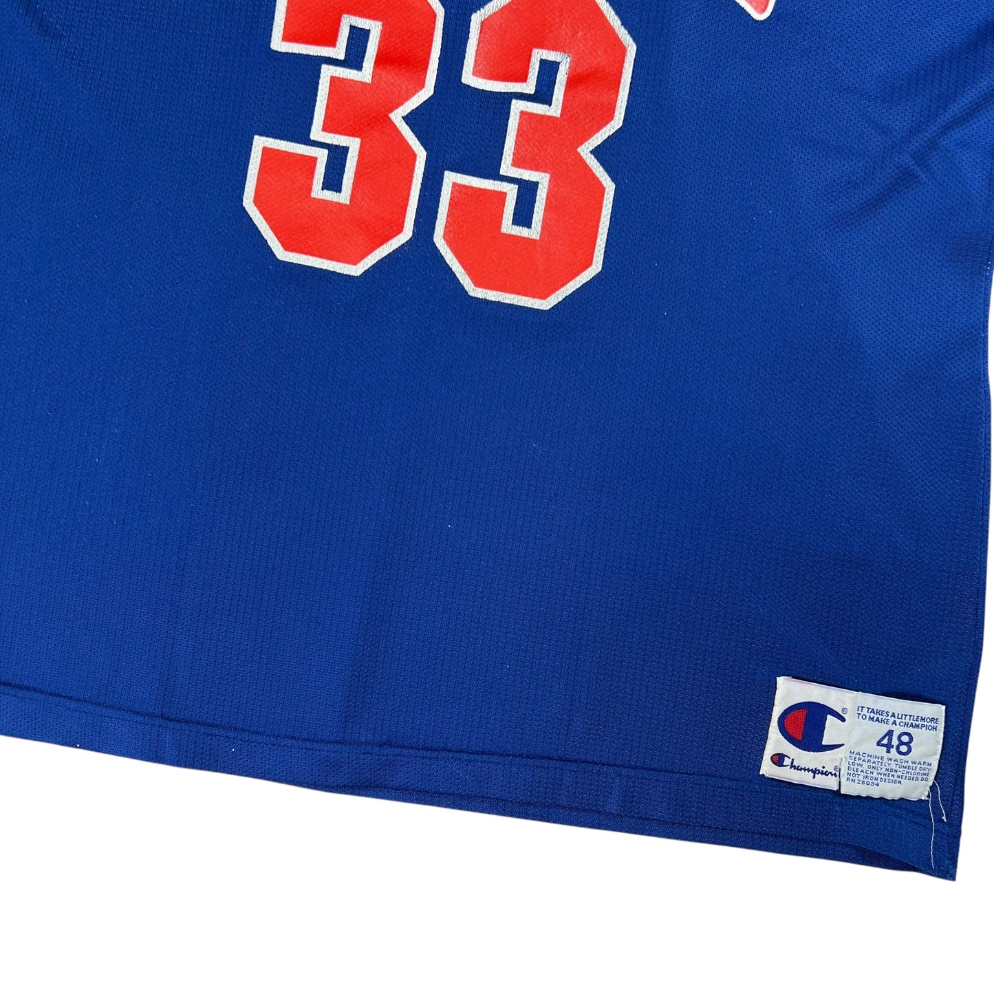 Vintage 90s Champion Detroit Pistons Grant Hill jersey (XL)