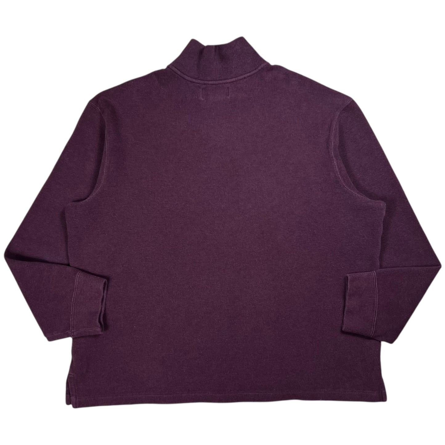 Vintage 90s Polo Ralph Lauren maroon 1/4 zip crewneck (XXL)