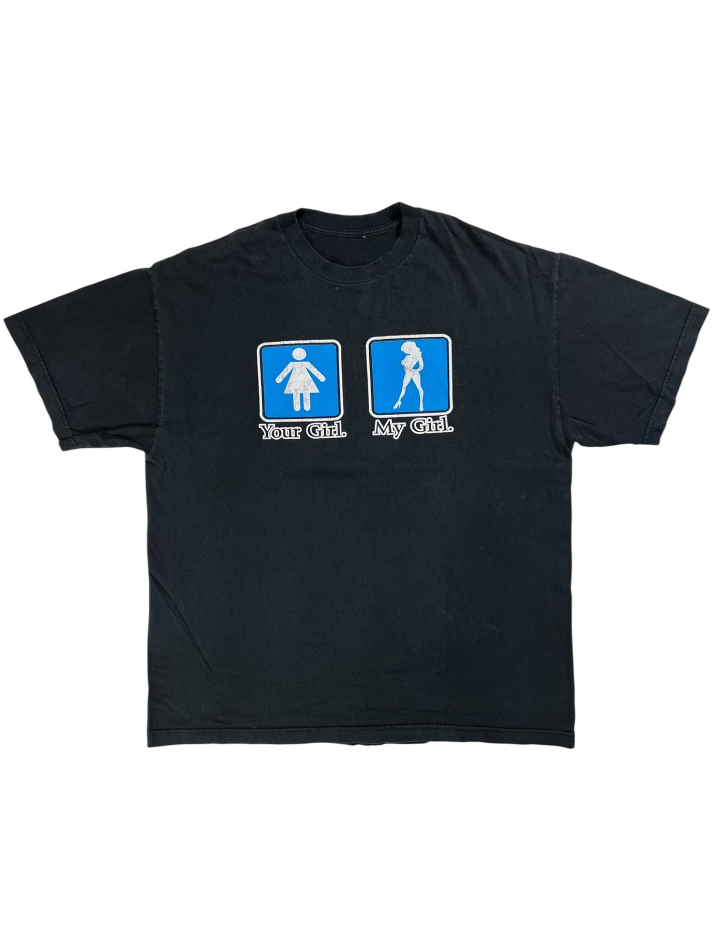 Vintage Y2K Your Girl. My Girl. Babe tee (XL)